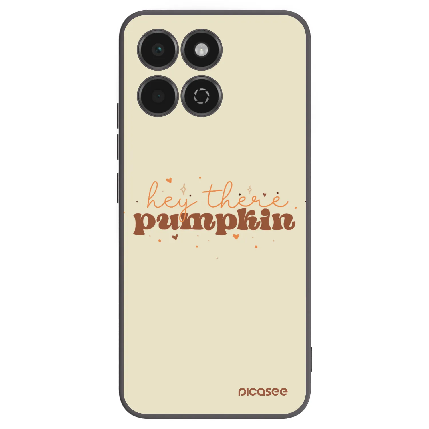 Picasee silikonski črni ovitek za Honor 200 Smart 5G - Hey there pumpkin