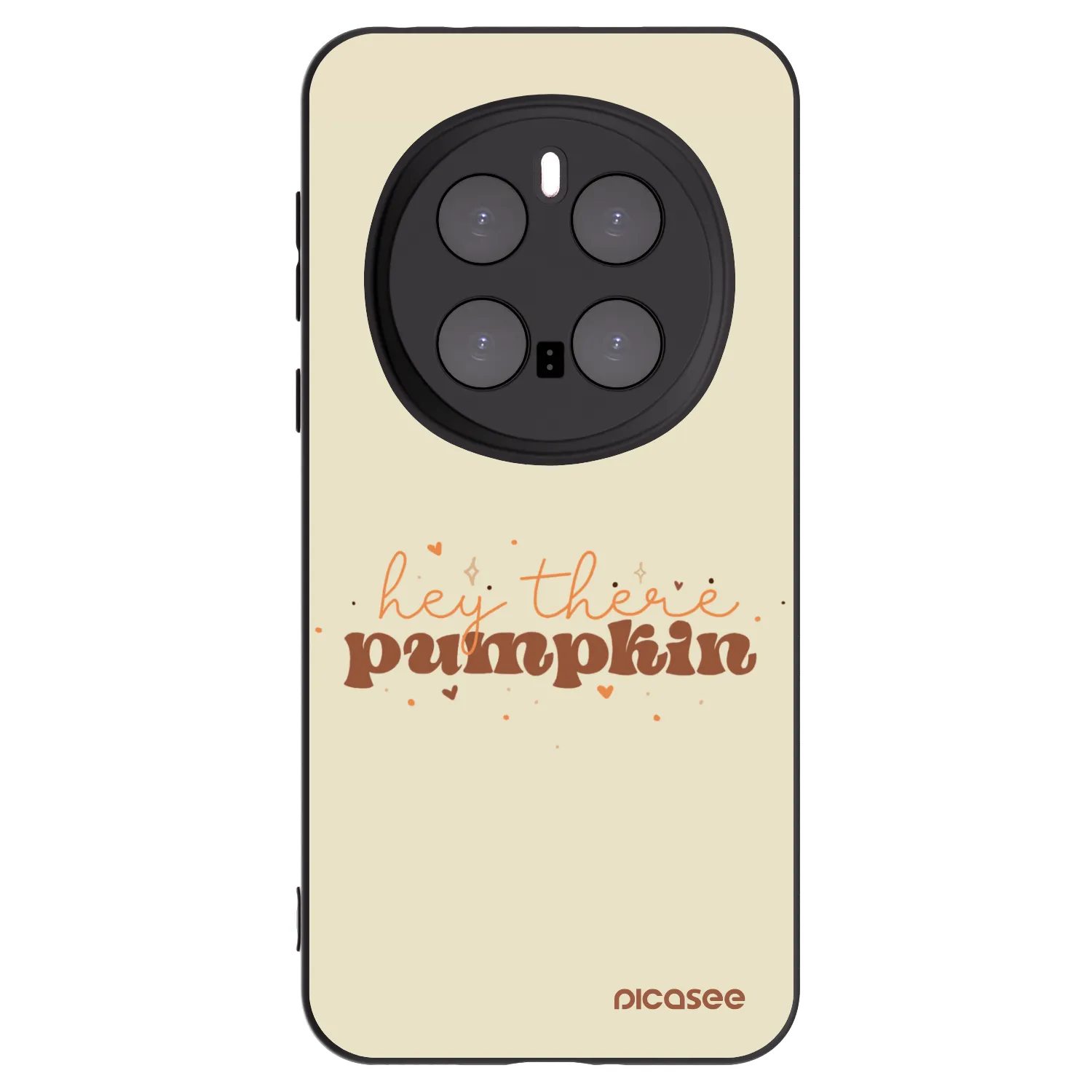 Picasee silikonski črni ovitek za Honor Magic7 Pro 5G - Hey there pumpkin