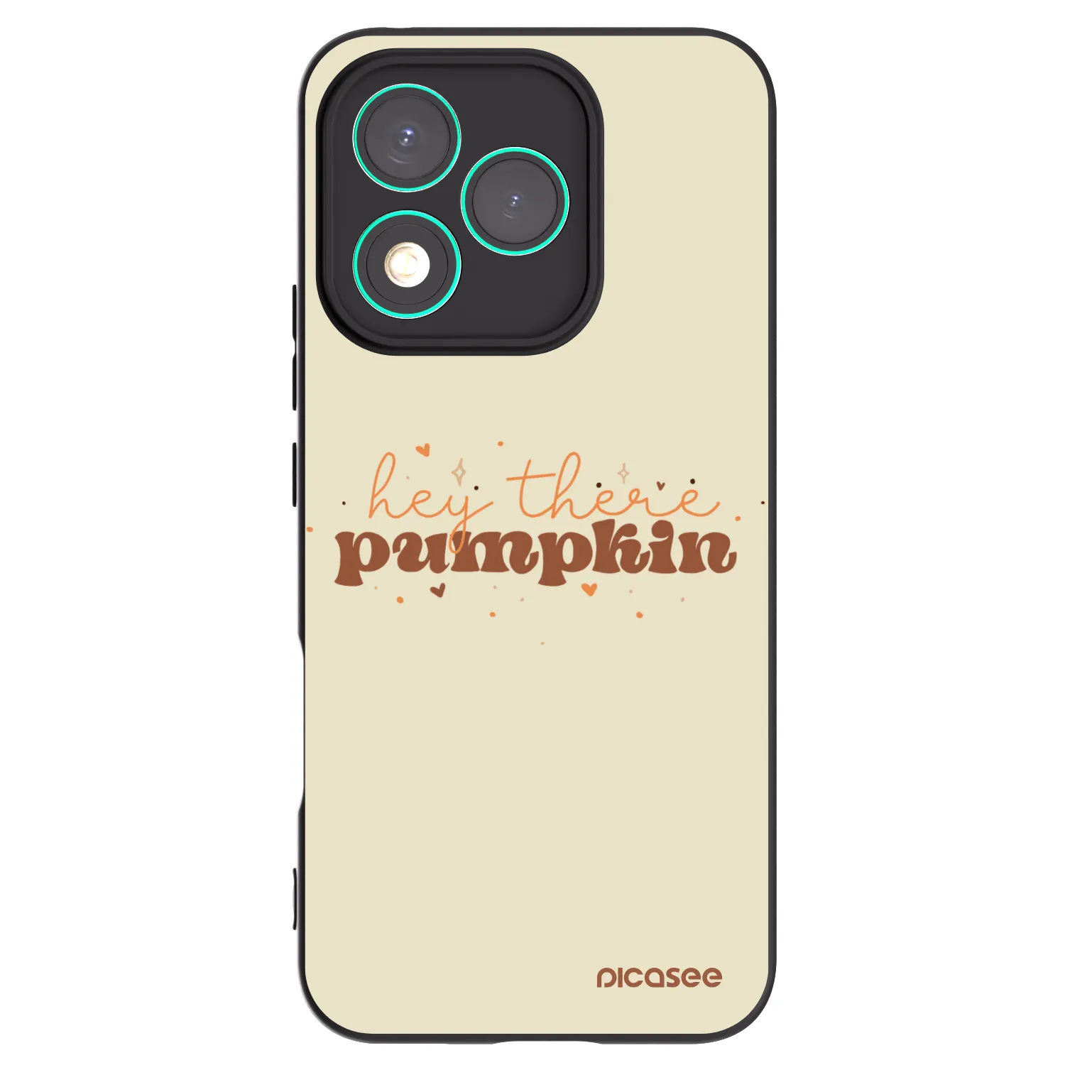 Picasee silikonski črni ovitek za Honor 400 Lite 5G - Hey there pumpkin