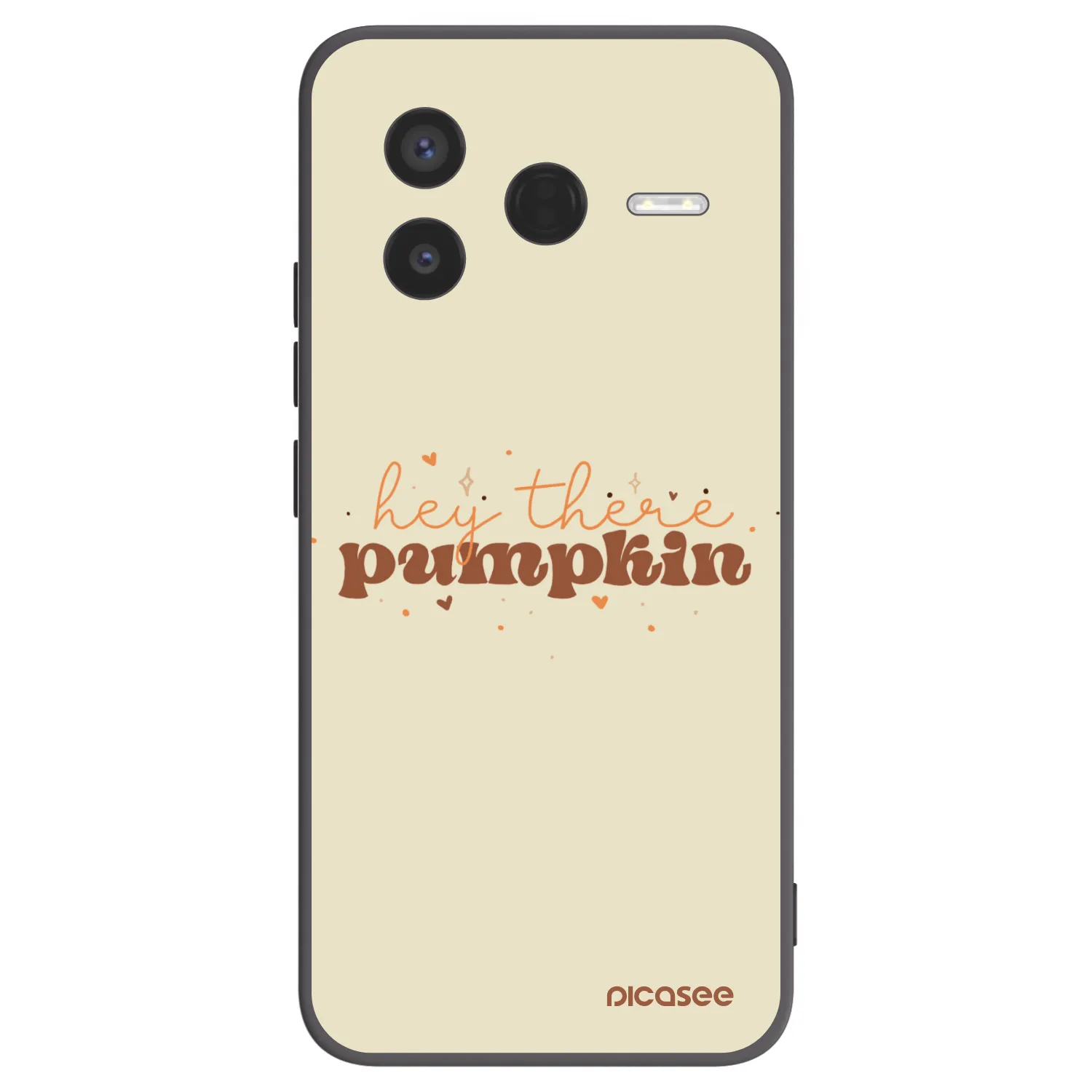 Picasee silikonski črni ovitek za Xiaomi Poco F7 Pro 5G - Hey there pumpkin