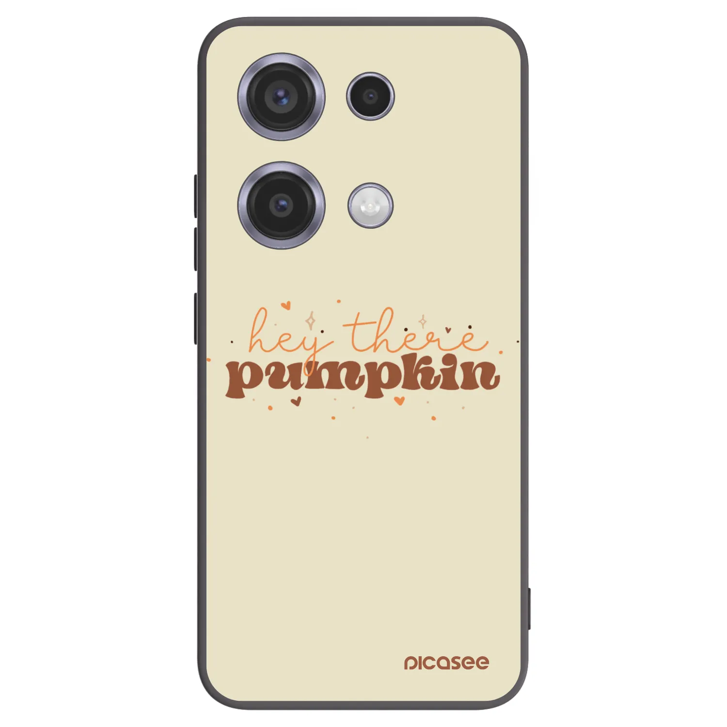 Picasee silikonski črni ovitek za Xiaomi Redmi Note 14S - Hey there pumpkin