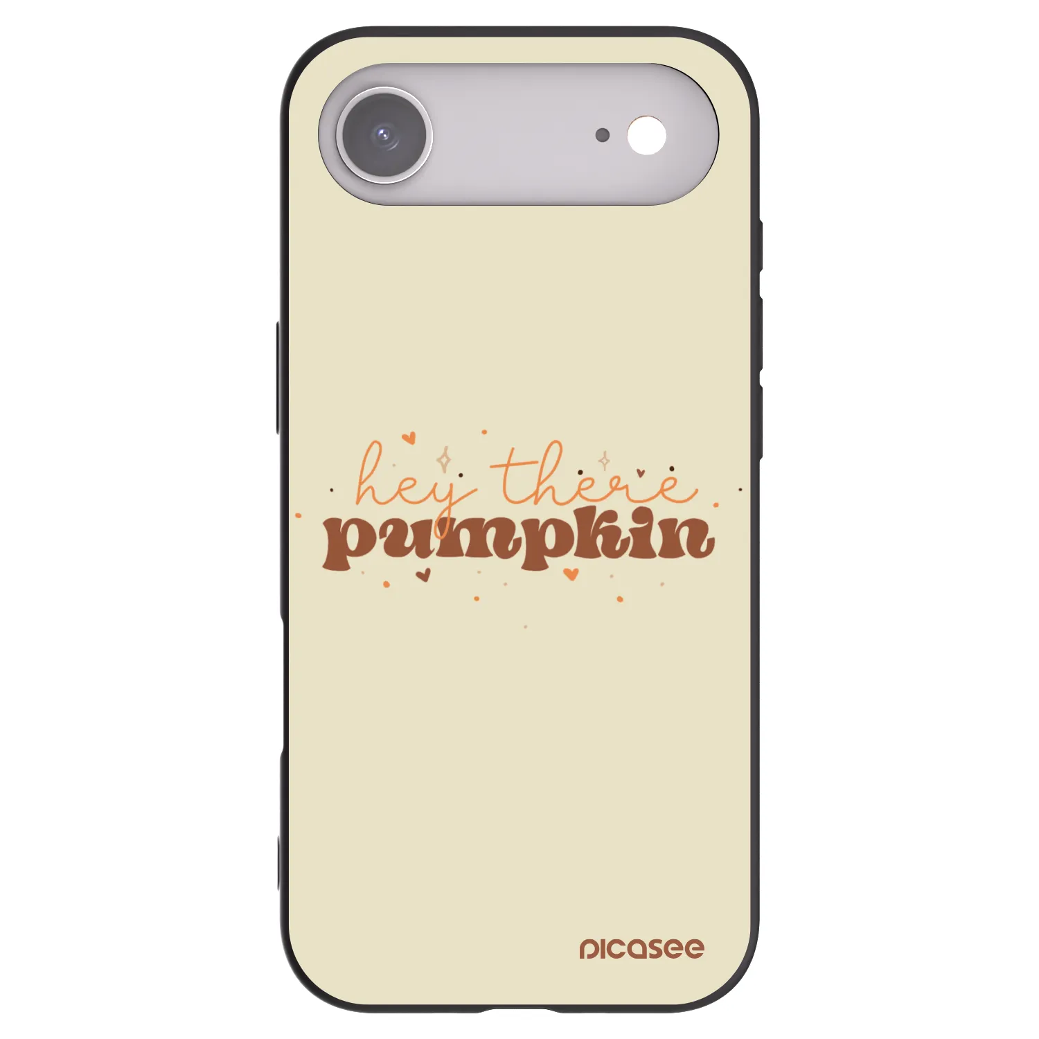 Picasee silikonski črni ovitek za Apple iPhone Air - Hey there pumpkin