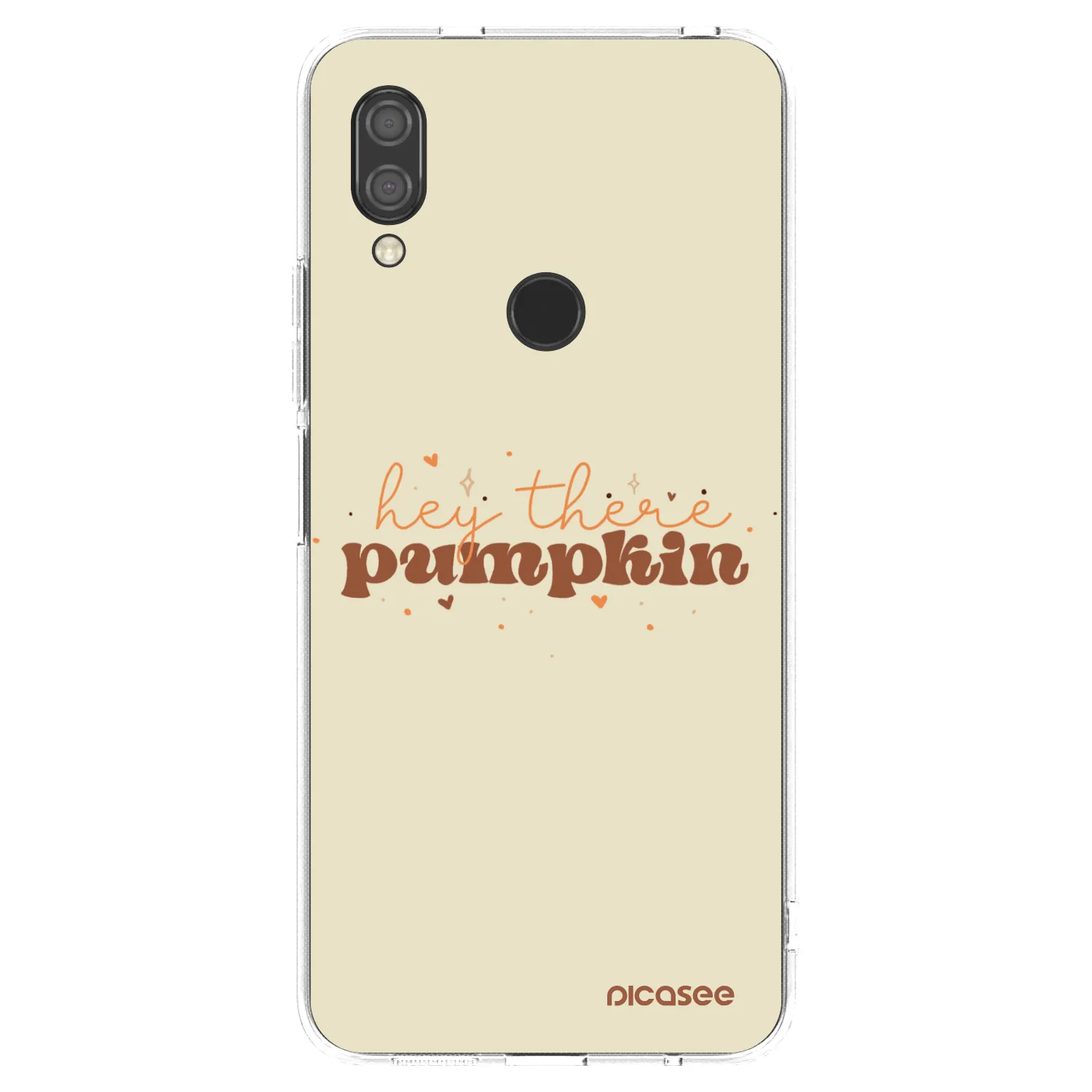 Picasee silikonski prozorni ovitek za Xiaomi Redmi 7 - Hey there pumpkin