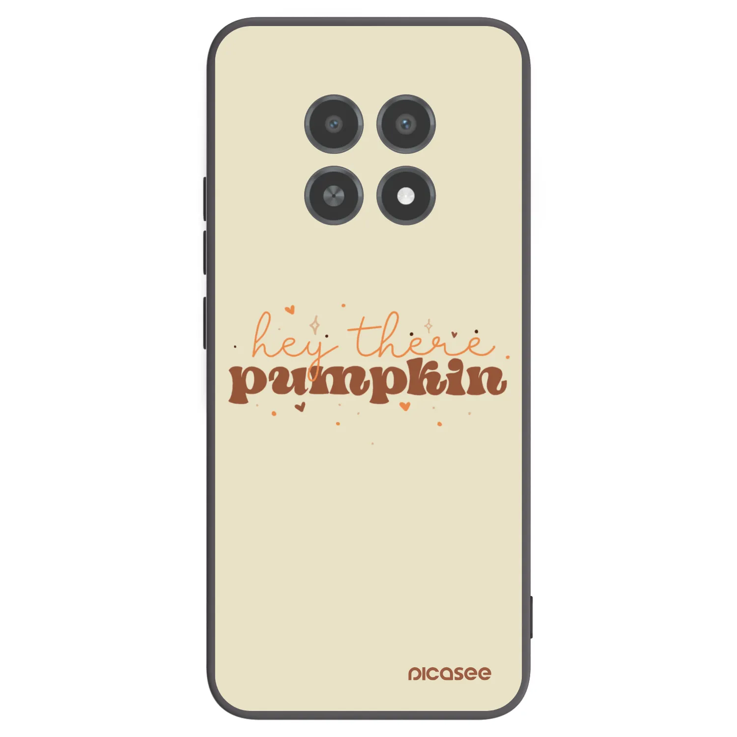 Picasee silikonski črni ovitek za Realme 12X - Hey there pumpkin