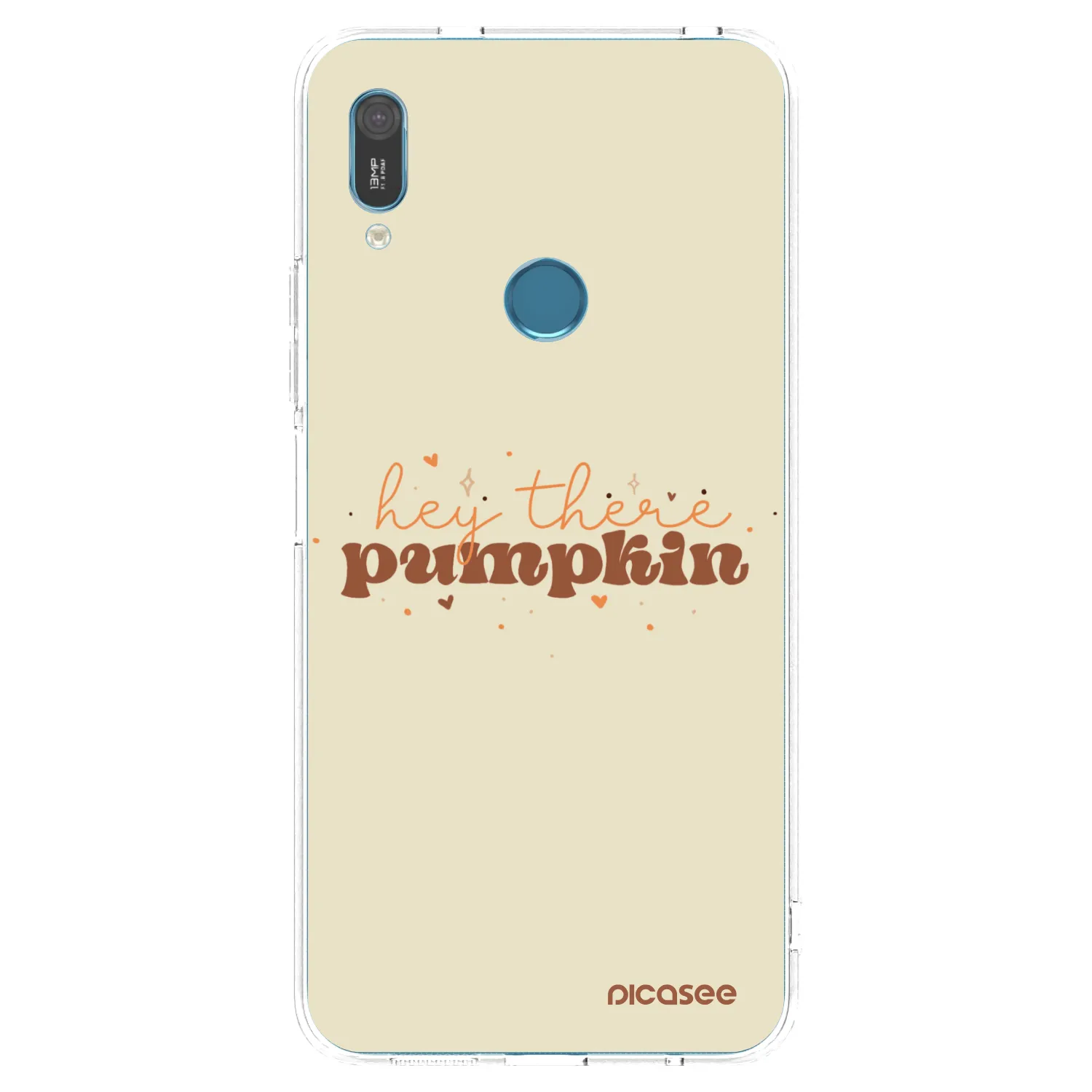 Picasee silikonski prozorni ovitek za Huawei Y6 2019 - Hey there pumpkin