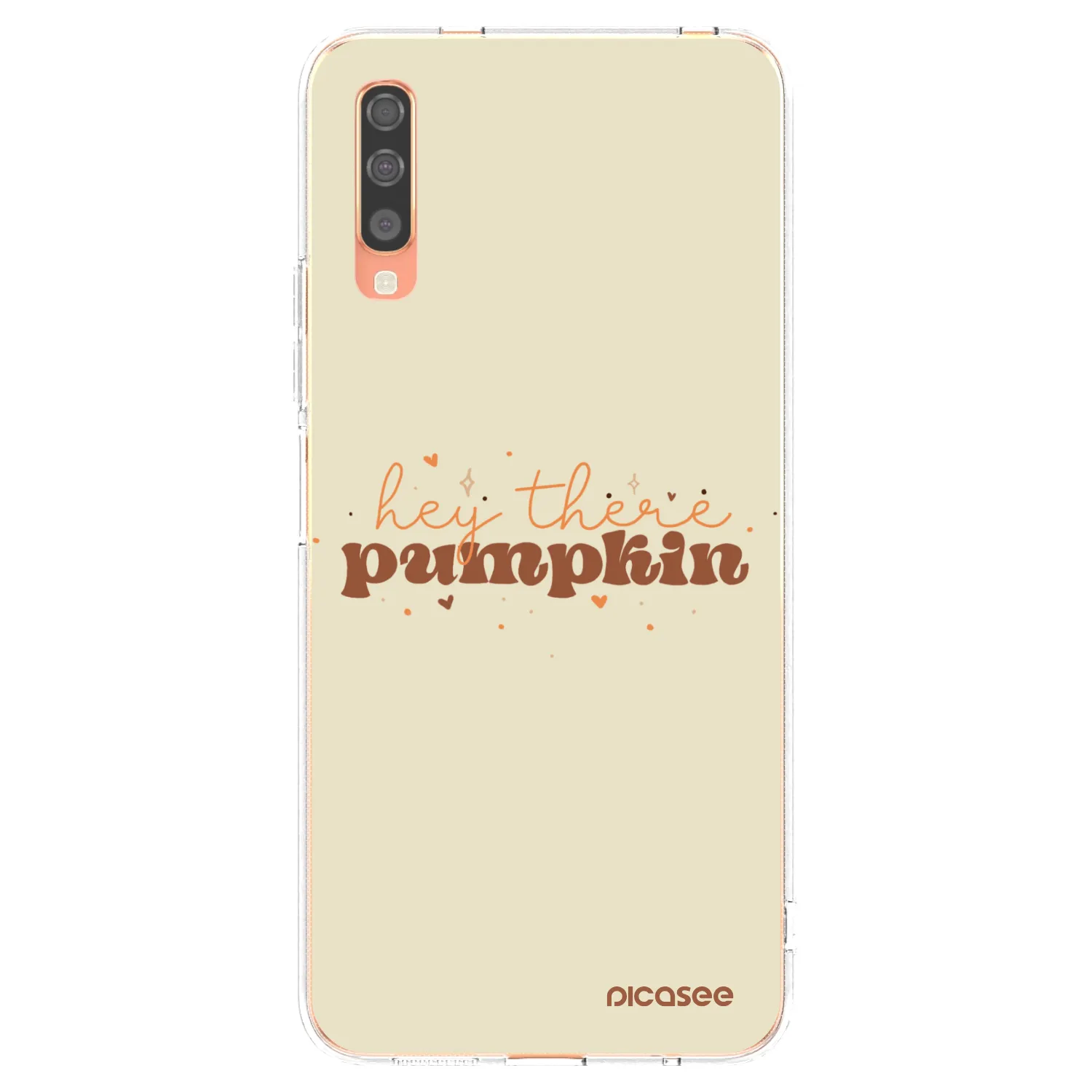 Picasee silikonski prozorni ovitek za Samsung Galaxy A70 A705F - Hey there pumpkin