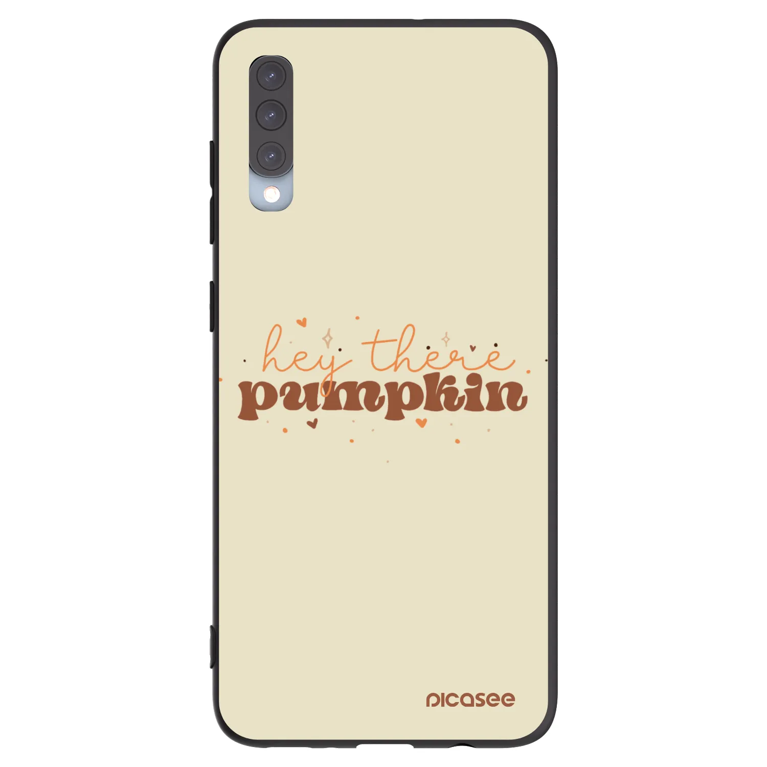 Picasee silikonski črni ovitek za Samsung Galaxy A70 A705F - Hey there pumpkin