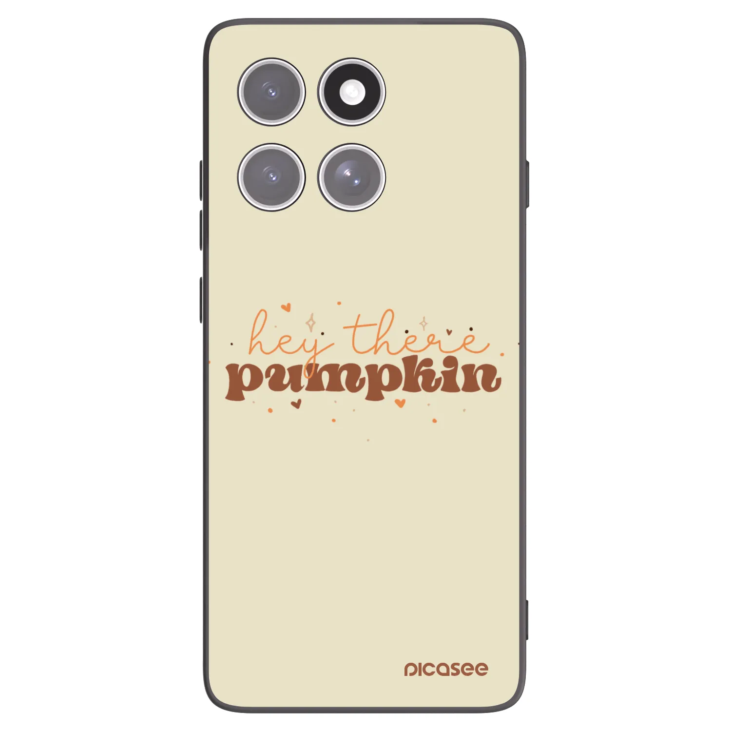 Picasee silikonski črni ovitek za Motorola Edge 60 Pro - Hey there pumpkin