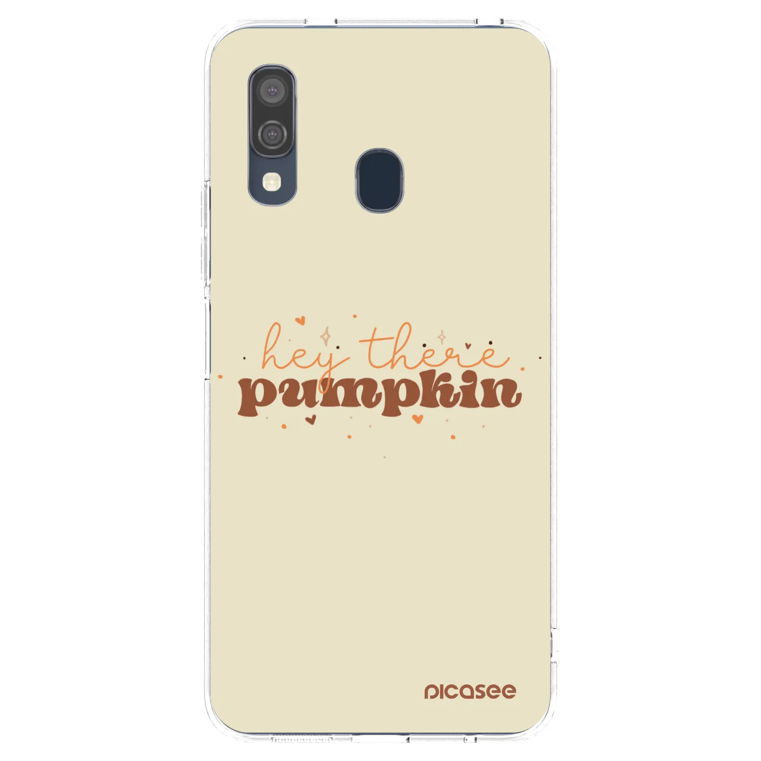 Picasee silikonski prozorni ovitek za Samsung Galaxy A40 A405F - Hey there pumpkin