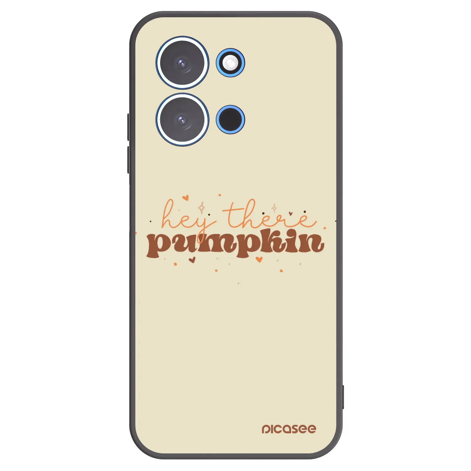 Picasee silikonski črni ovitek za Xiaomi Redmi 15C 4G - Hey there pumpkin