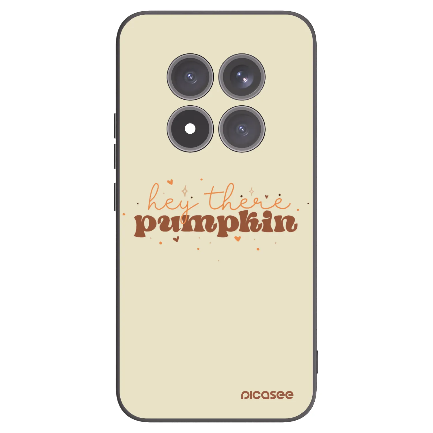 Picasee silikonski črni ovitek za Xiaomi Redmi Note 15 Pro+ - Hey there pumpkin