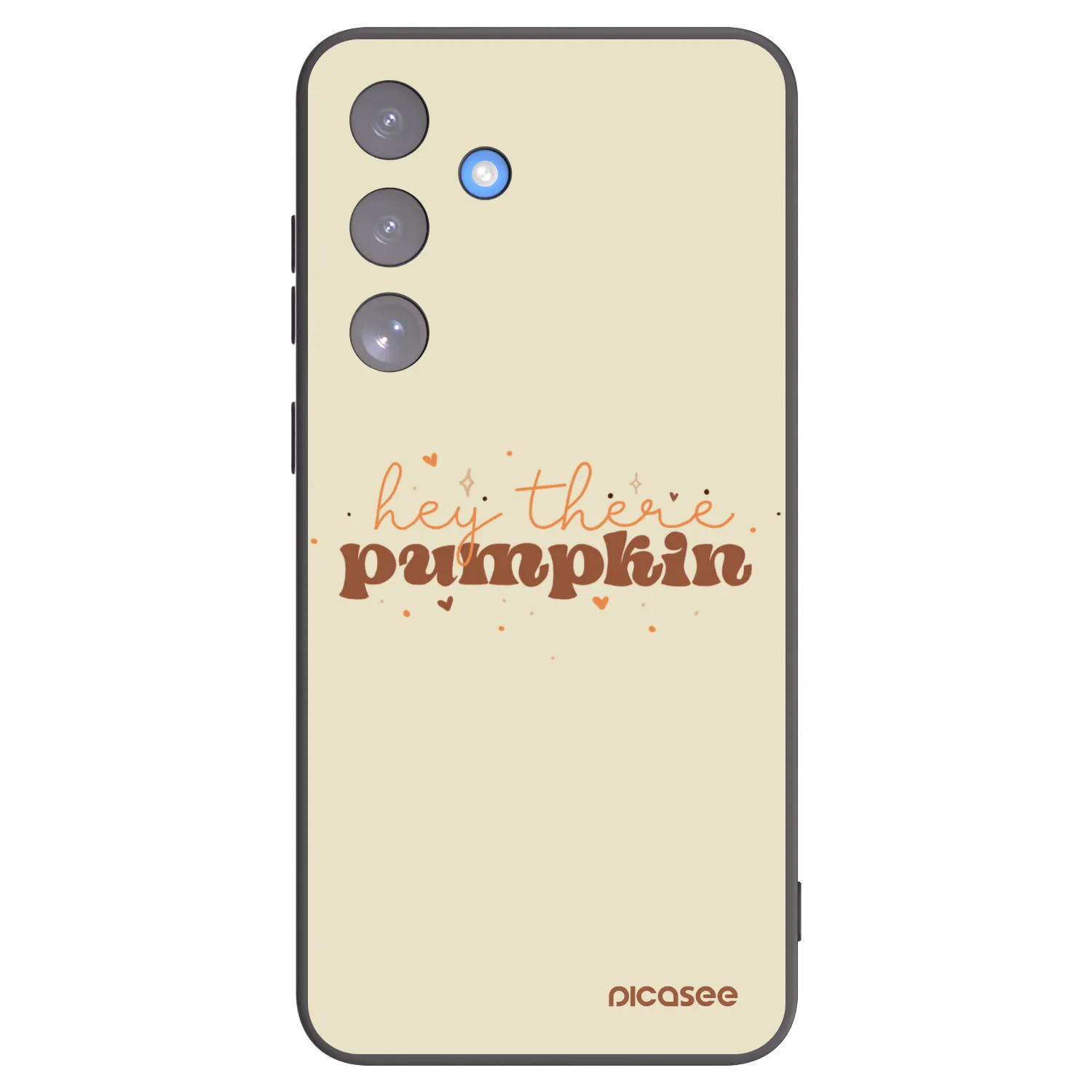 Picasee silikonski črni ovitek za Samsung Galaxy S25 FE 5G - Hey there pumpkin