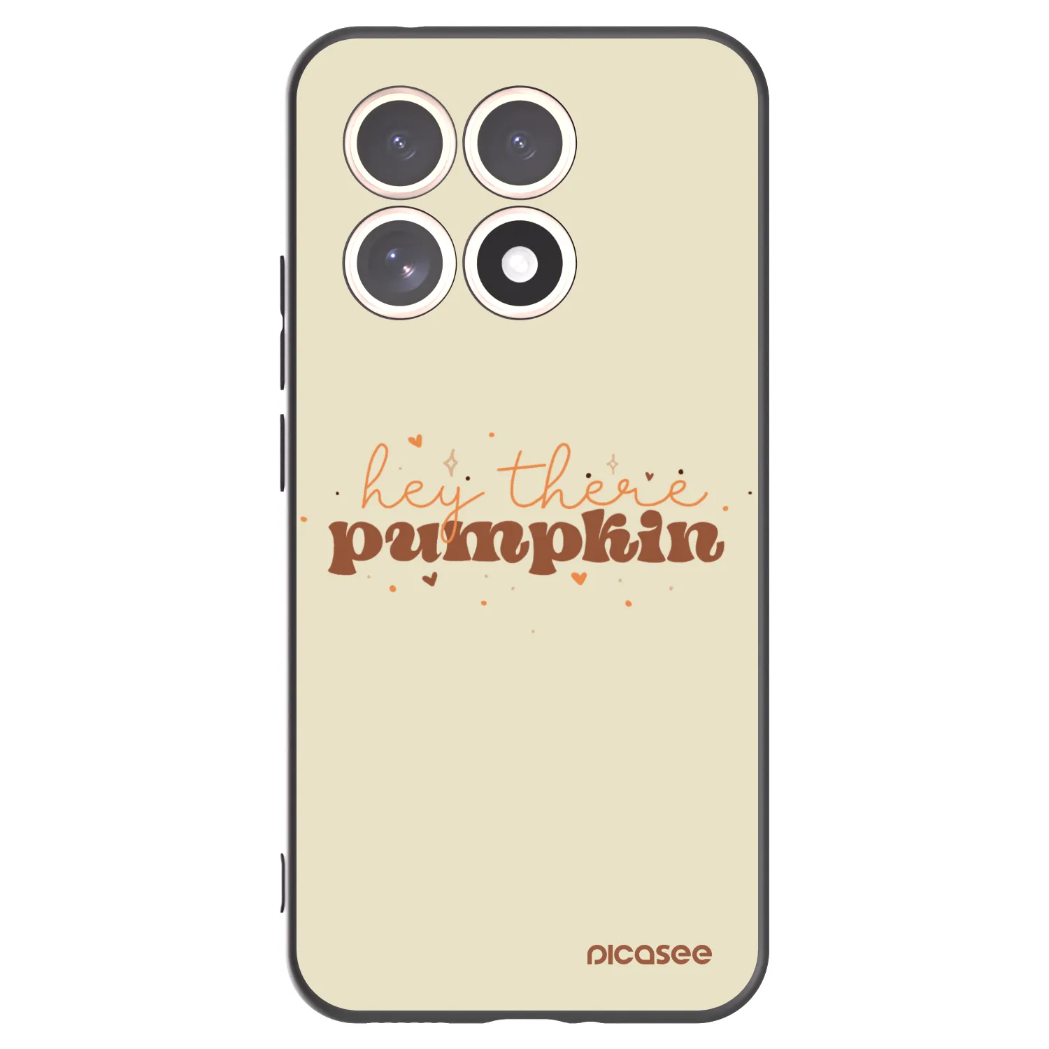 Picasee silikonski črni ovitek za Xiaomi 15T - Hey there pumpkin