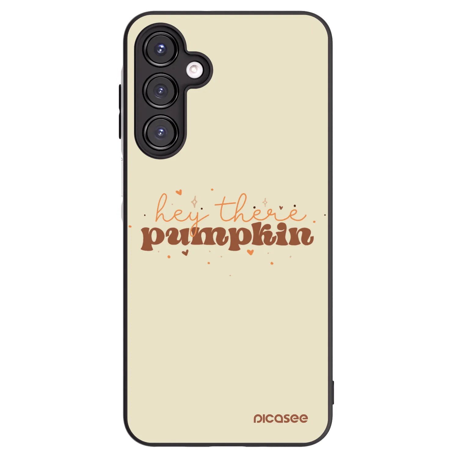 Picasee silikonski črni ovitek za Samsung Galaxy A16 4G - Hey there pumpkin
