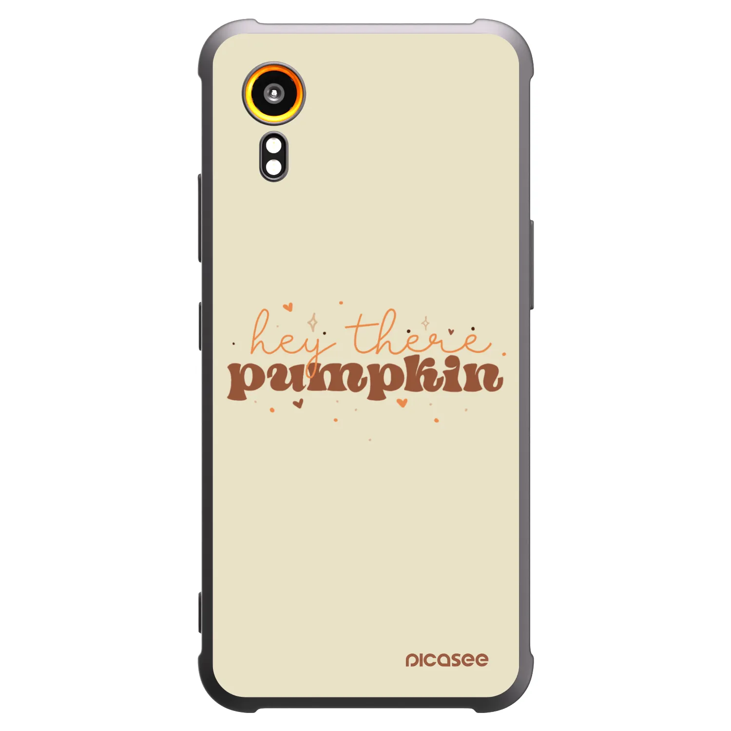 Picasee silikonski črni ovitek za Samsung Galaxy XCover 7 - Hey there pumpkin
