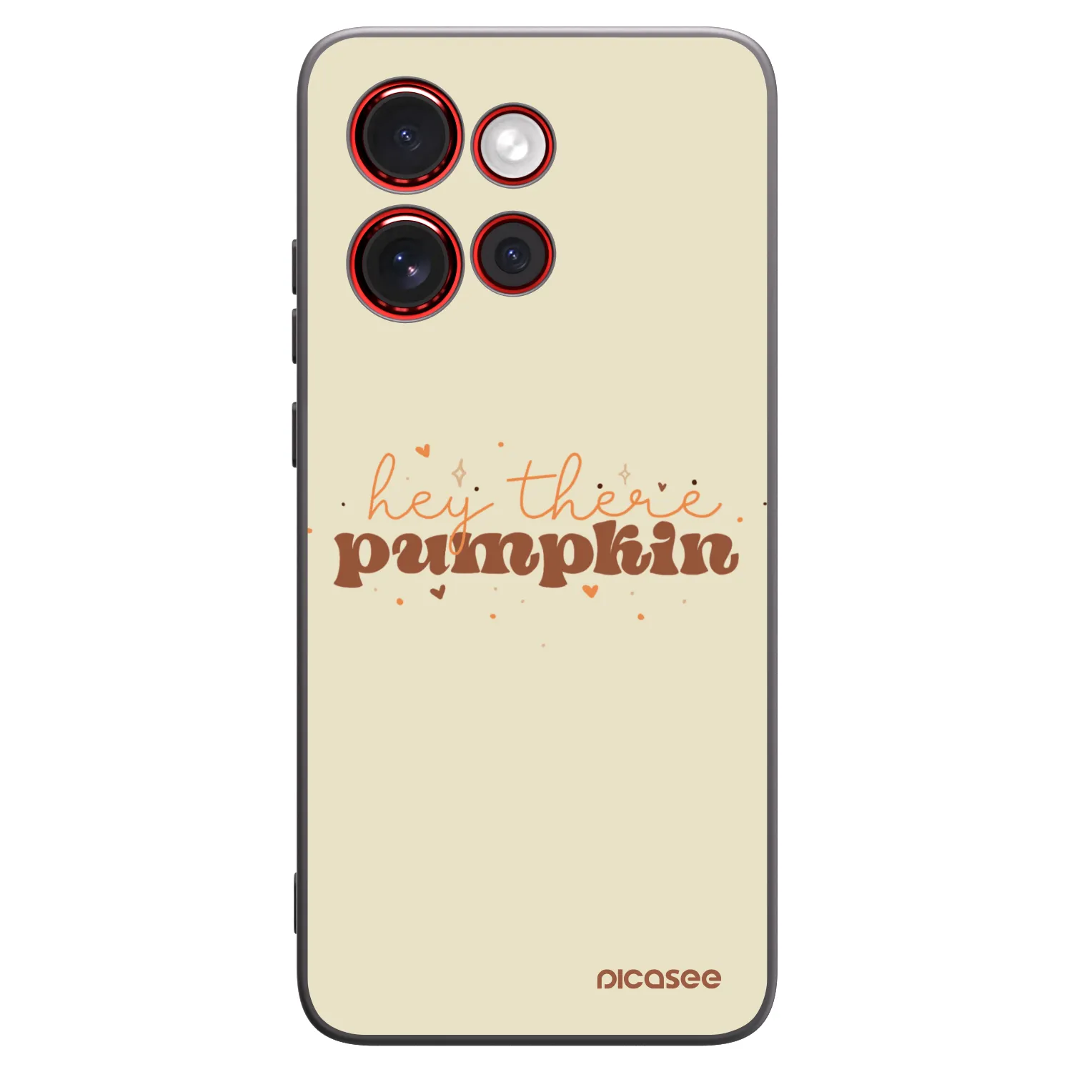 Picasee silikonski črni ovitek za Motorola Edge 60 Neo 5G - Hey there pumpkin
