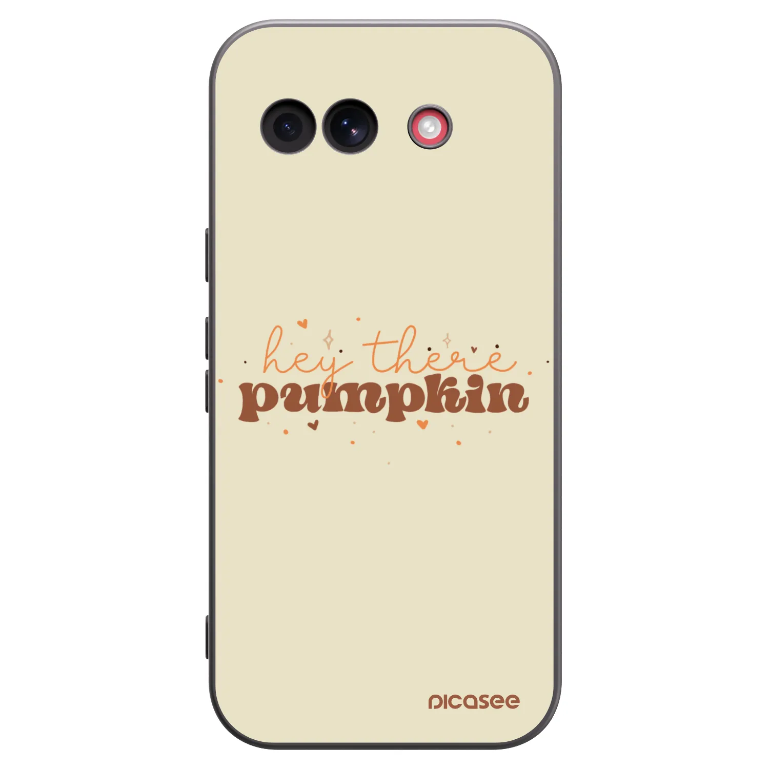 Picasee silikonski črni ovitek za Google Pixel 10a - Hey there pumpkin