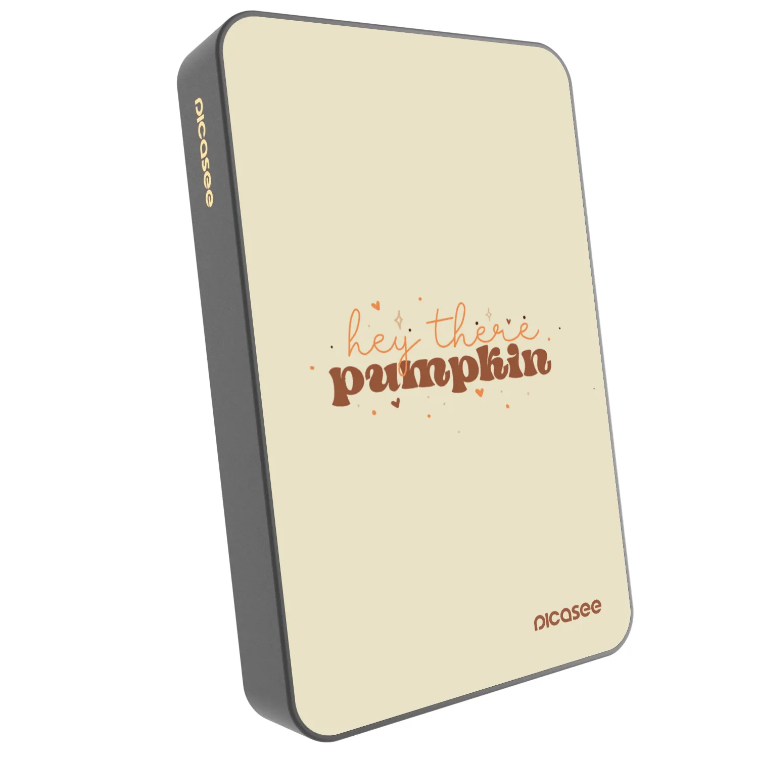 Picasee Prenosna baterija z MagSafe 10 000 mAh Siva - Hey there pumpkin