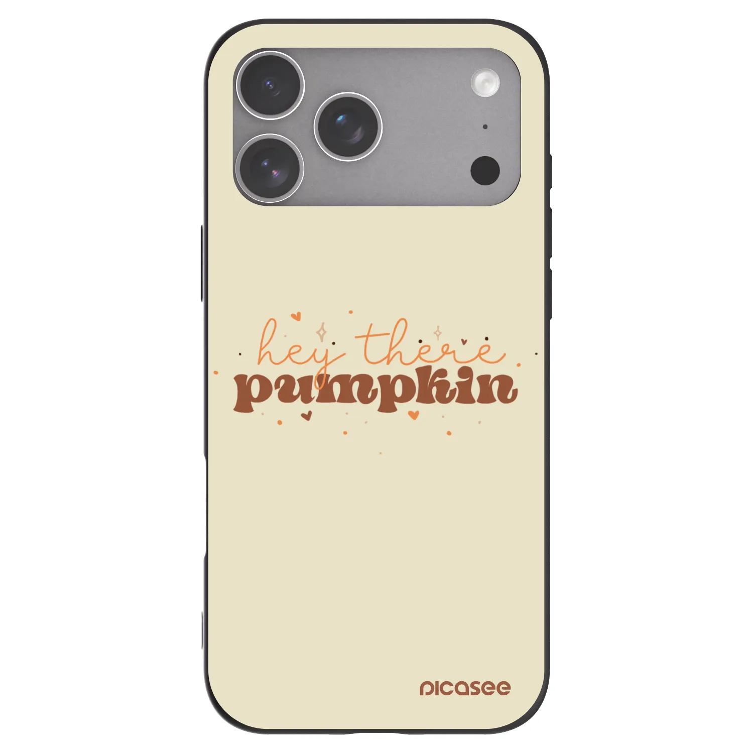 Picasee silikonski črni ovitek za Apple iPhone 18 Pro Max - Hey there pumpkin