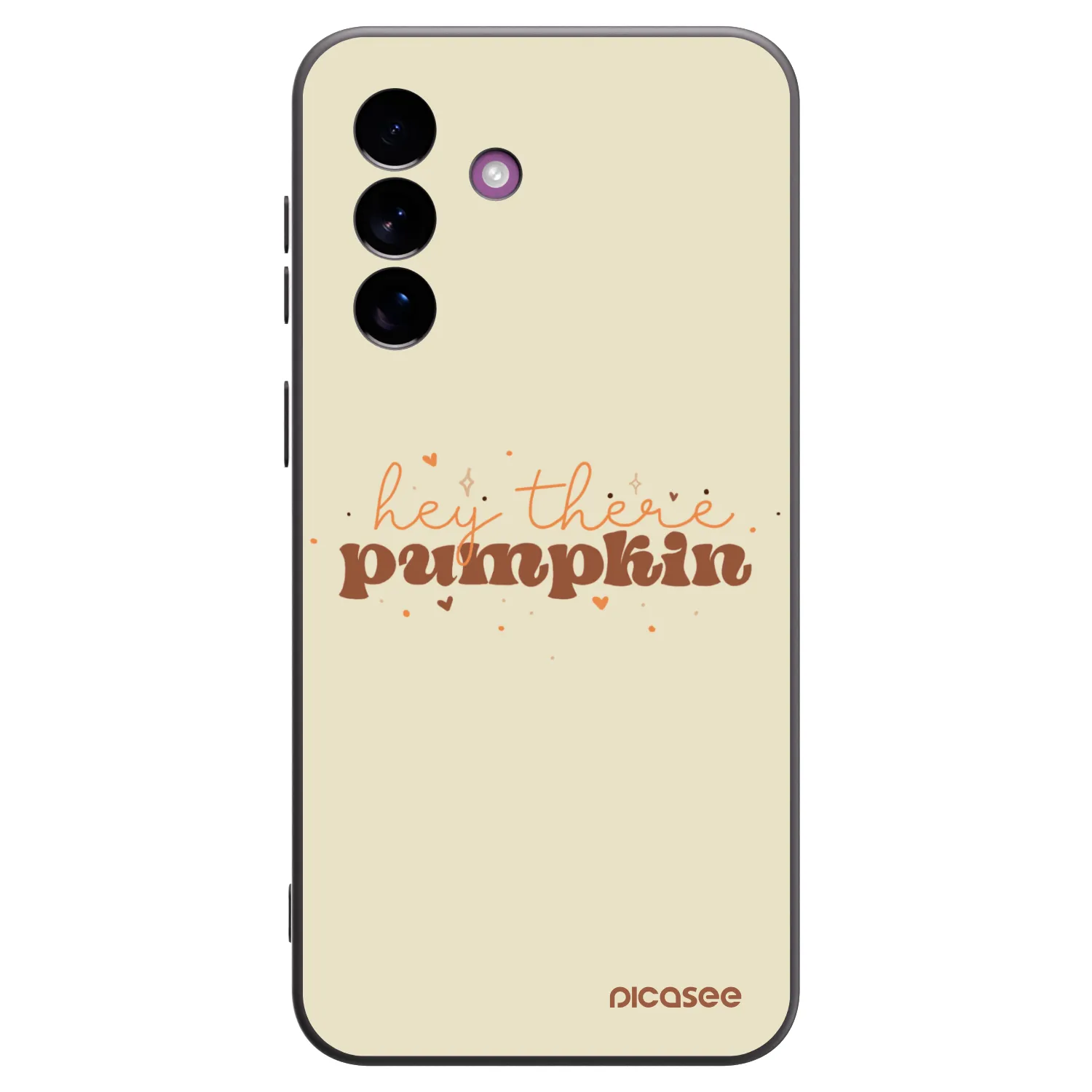 Picasee silikonski črni ovitek za Samsung Galaxy A37 - Hey there pumpkin