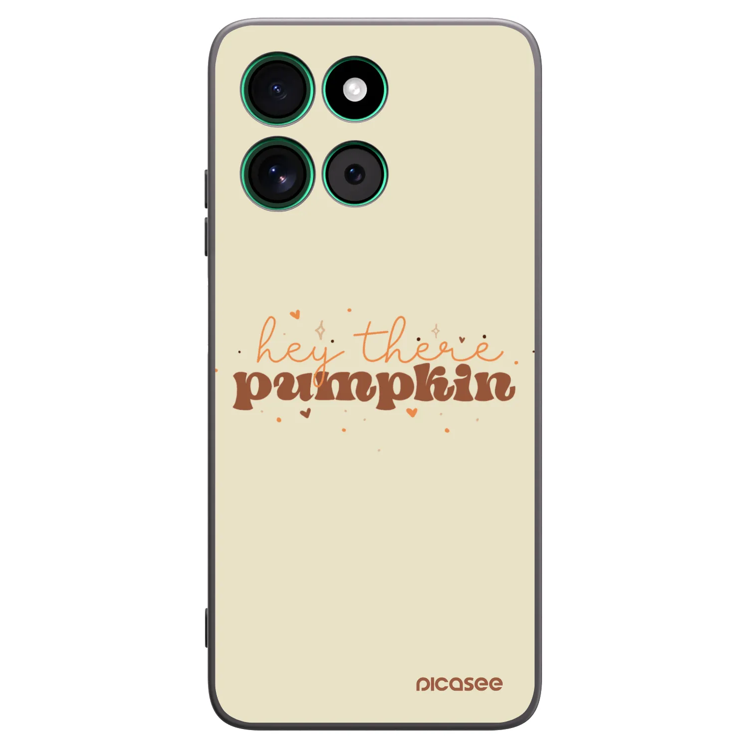 Picasee silikonski črni ovitek za Motorola Moto G57 Power - Hey there pumpkin
