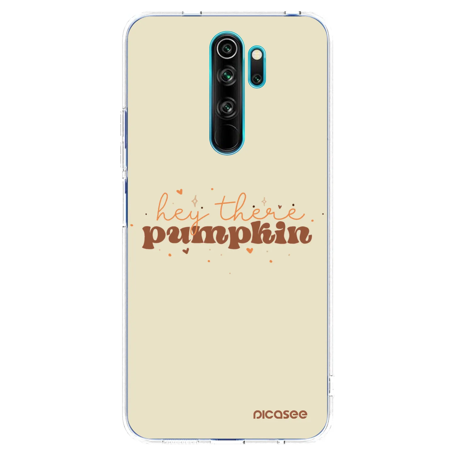 Picasee silikonski prozorni ovitek za Xiaomi Redmi Note 8 Pro - Hey there pumpkin