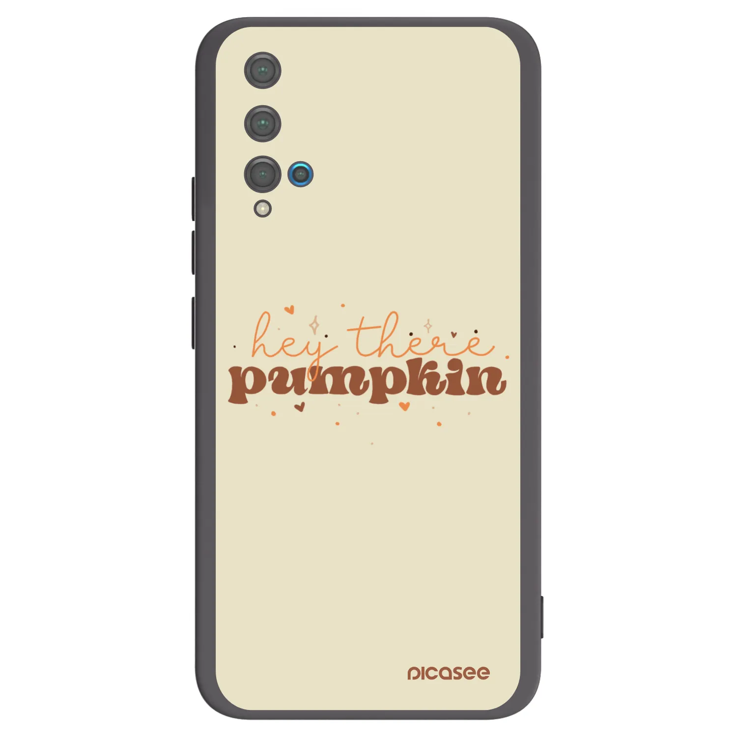 Picasee silikonski črni ovitek za Huawei Nova 5T - Hey there pumpkin