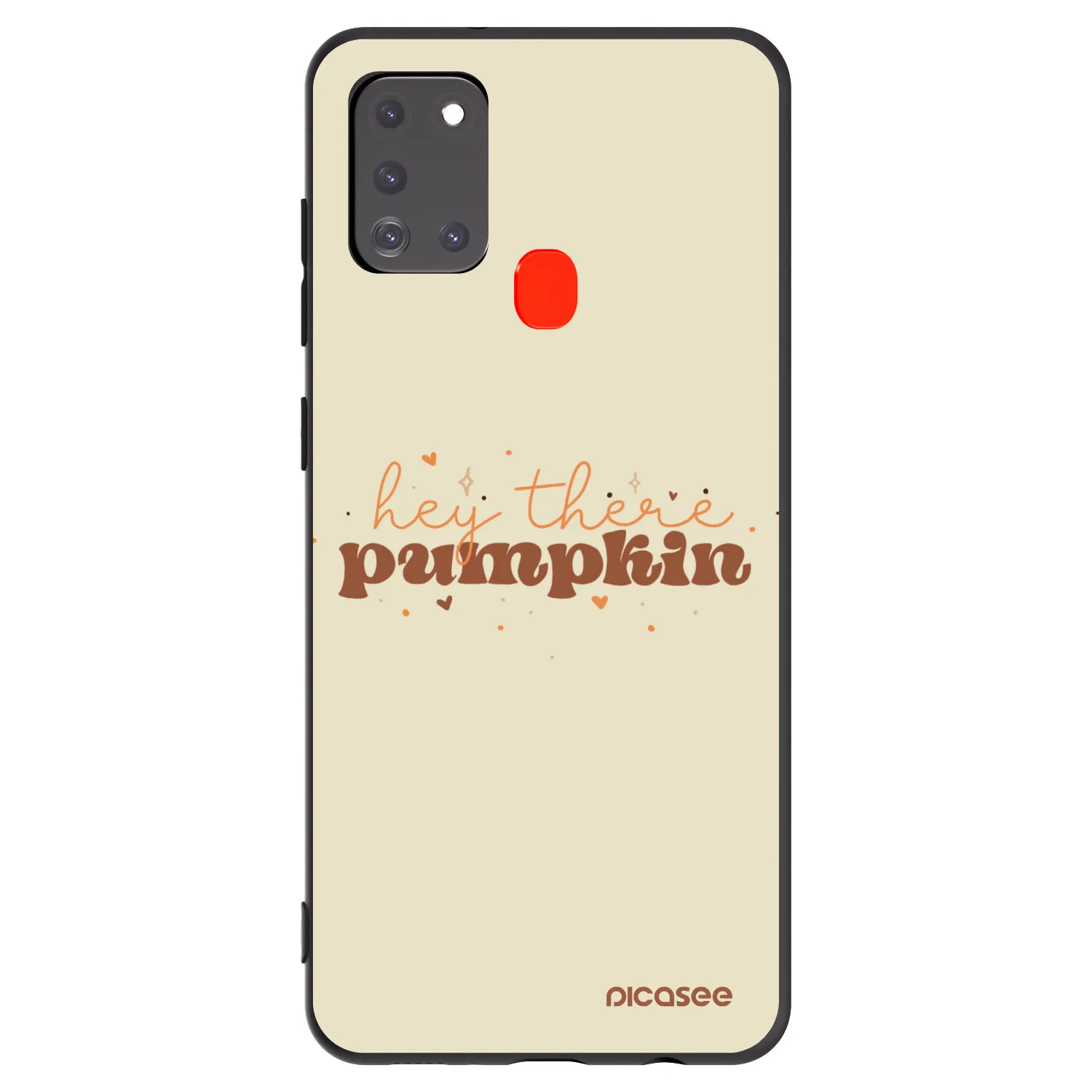 Picasee silikonski črni ovitek za Samsung Galaxy A21s - Hey there pumpkin
