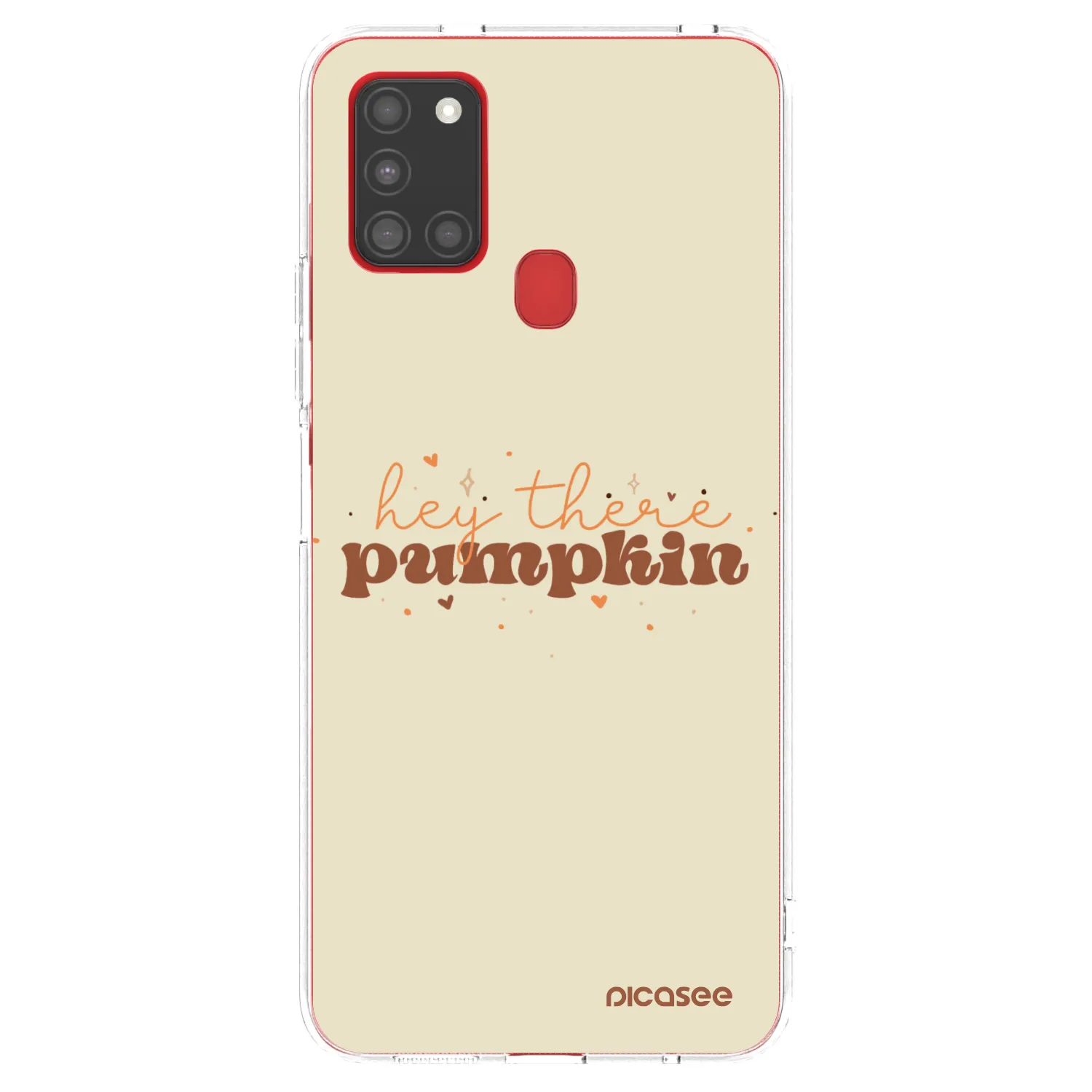 Picasee silikonski prozorni ovitek za Samsung Galaxy A21s - Hey there pumpkin