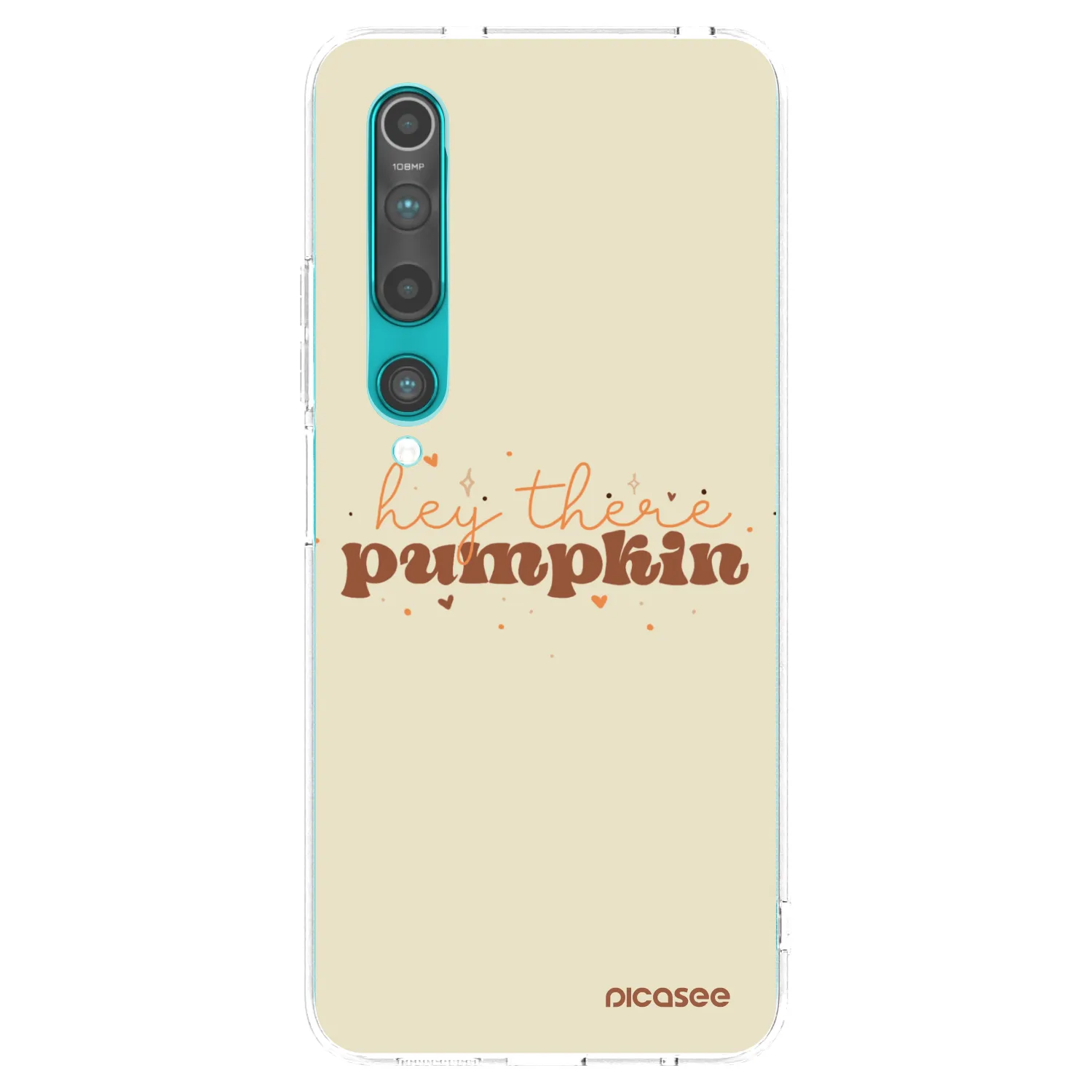 Picasee silikonski prozorni ovitek za Xiaomi Mi 10 - Hey there pumpkin