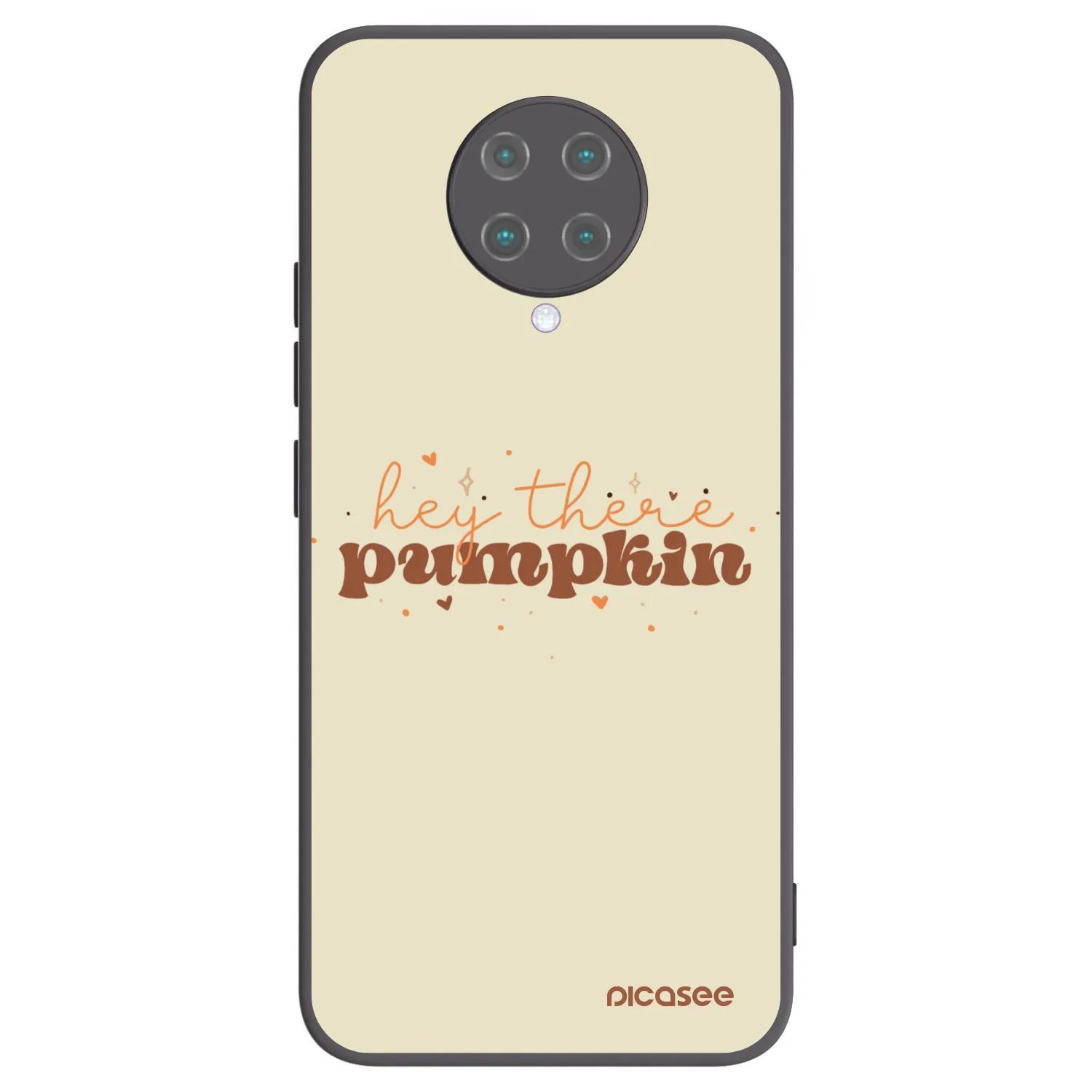 Picasee silikonski črni ovitek za Xiaomi Poco F2 Pro - Hey there pumpkin
