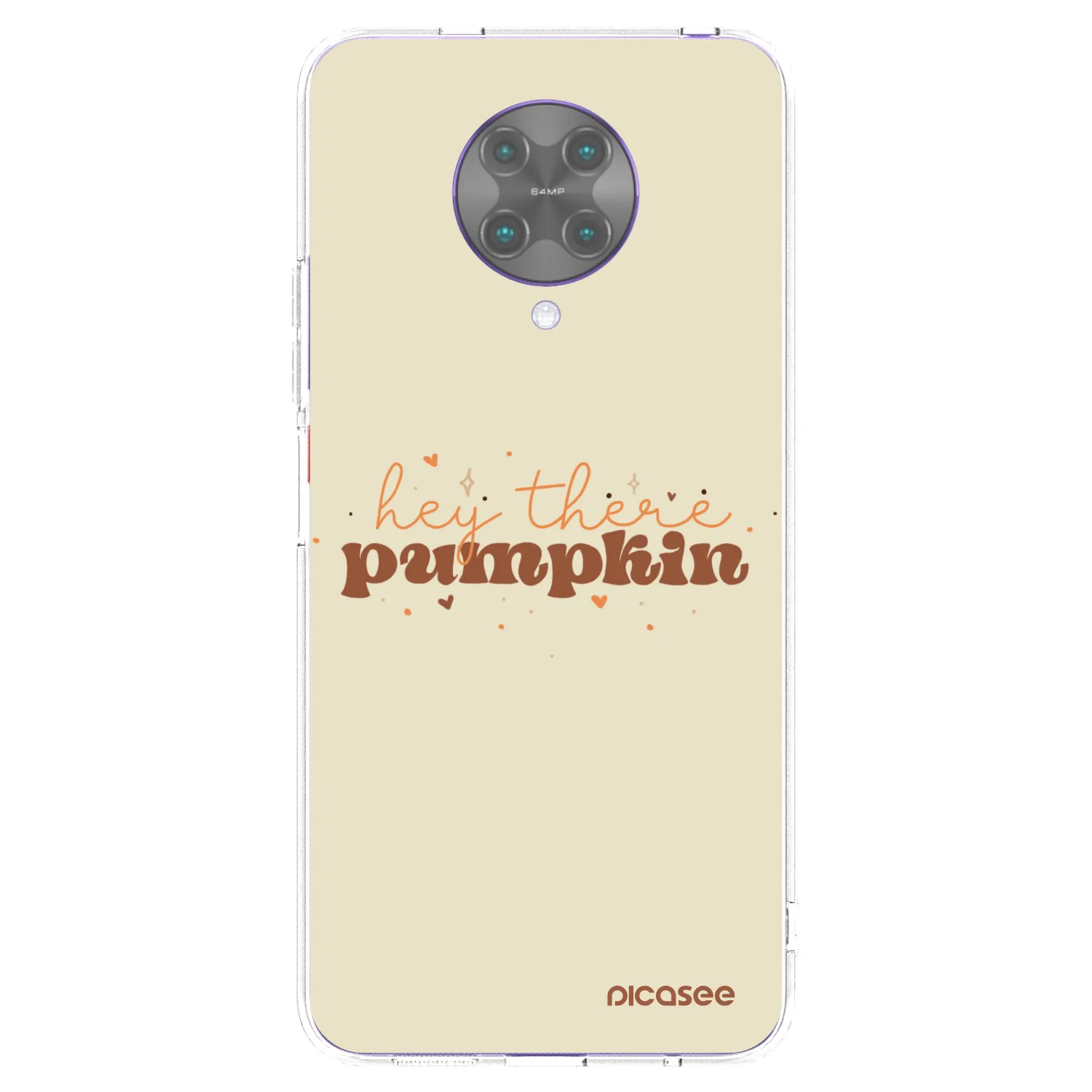 Picasee silikonski prozorni ovitek za Xiaomi Poco F2 Pro - Hey there pumpkin