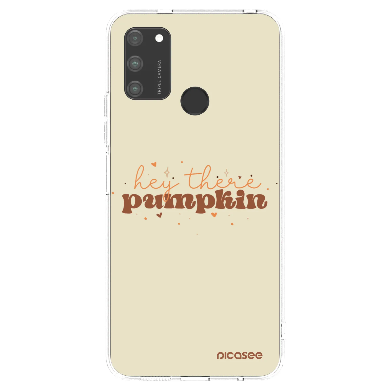 Picasee silikonski prozorni ovitek za Honor 9A - Hey there pumpkin