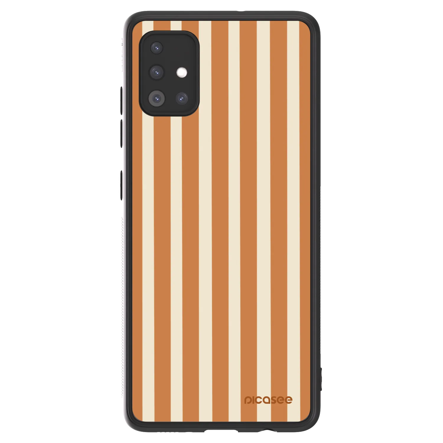 Picasee ULTIMATE CASE za Samsung Galaxy A51 A515F - Orange lines