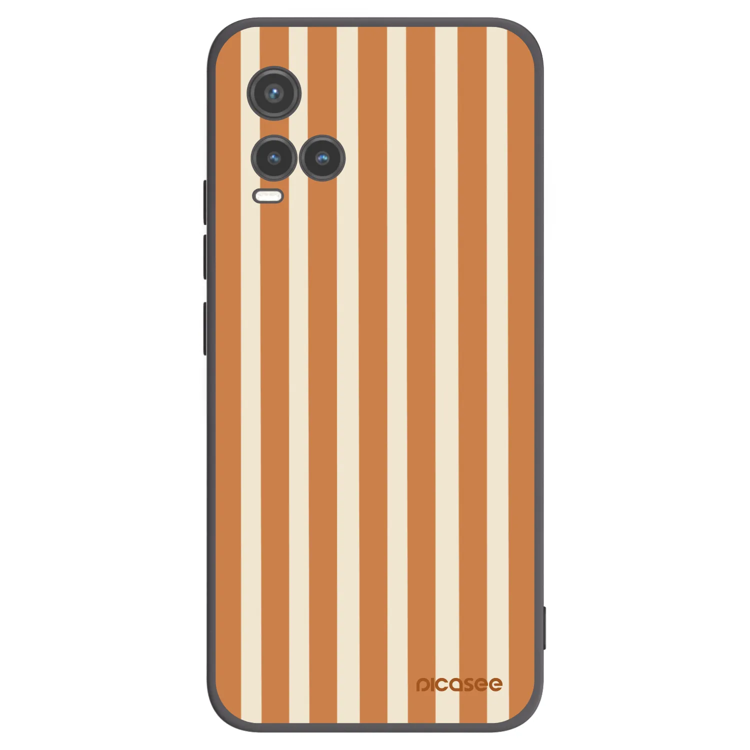 Picasee silikonski črni ovitek za Vivo Y33s - Orange lines