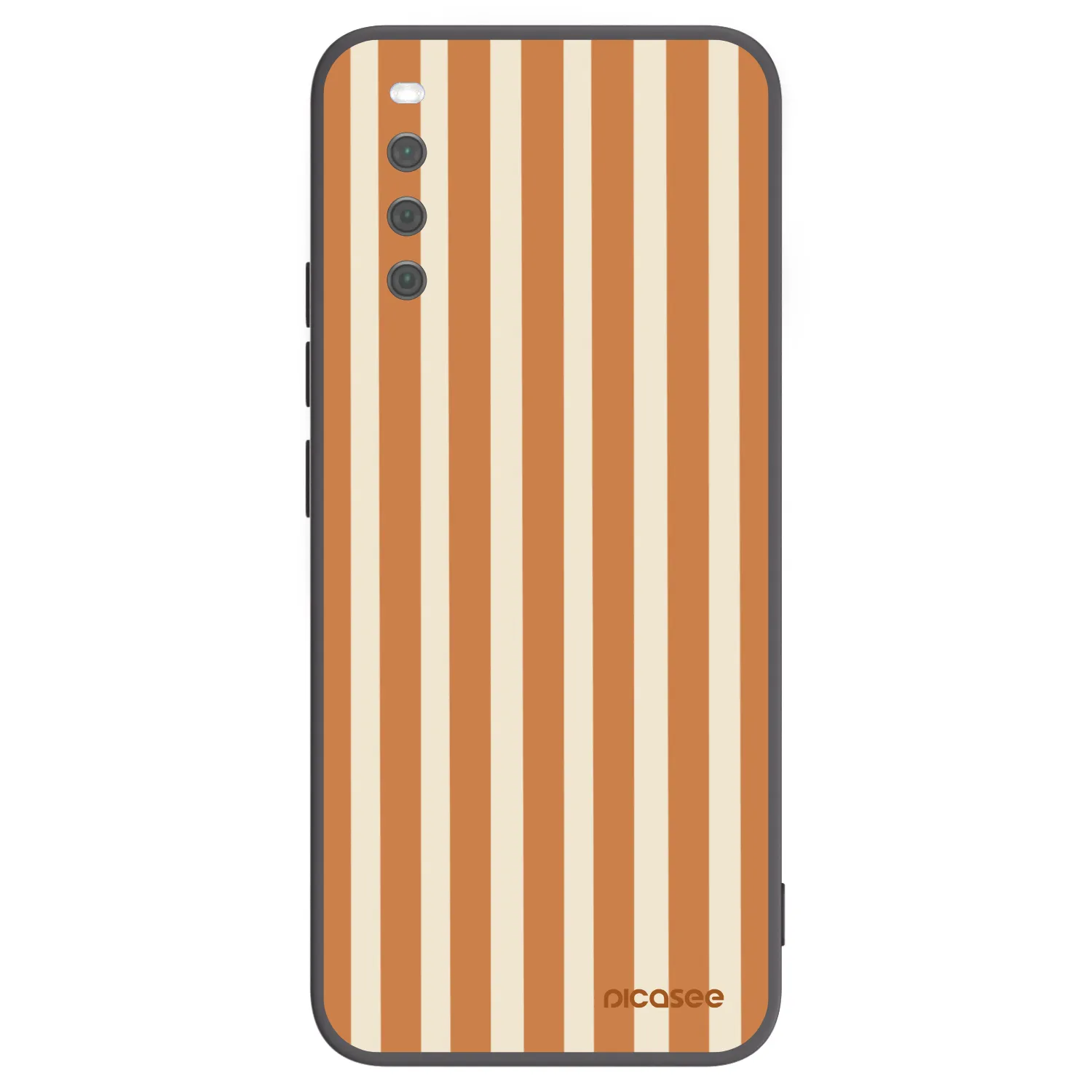 Picasee silikonski črni ovitek za Sony Xperia 10 III - Orange lines