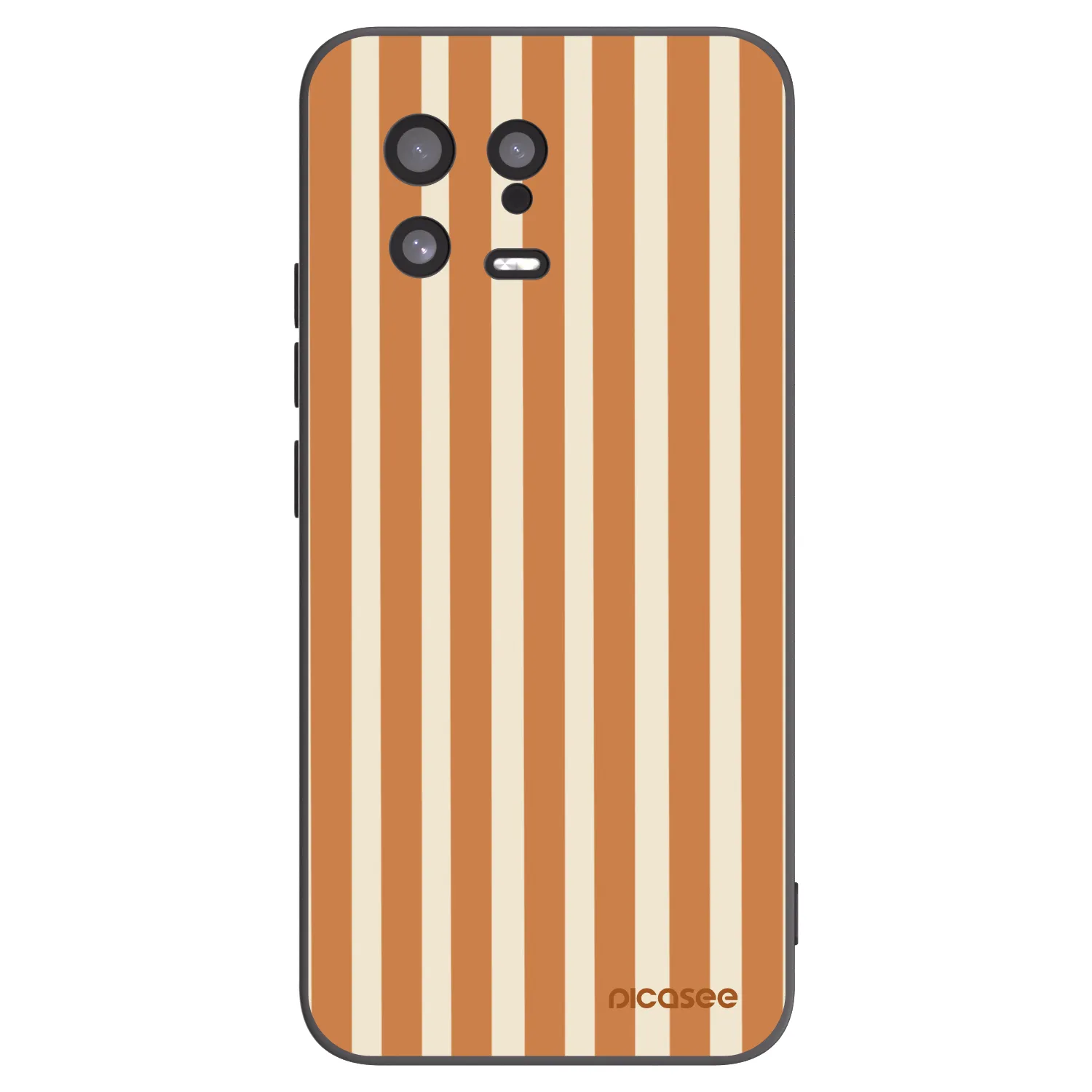 Picasee silikonski črni ovitek za Xiaomi 13 - Orange lines