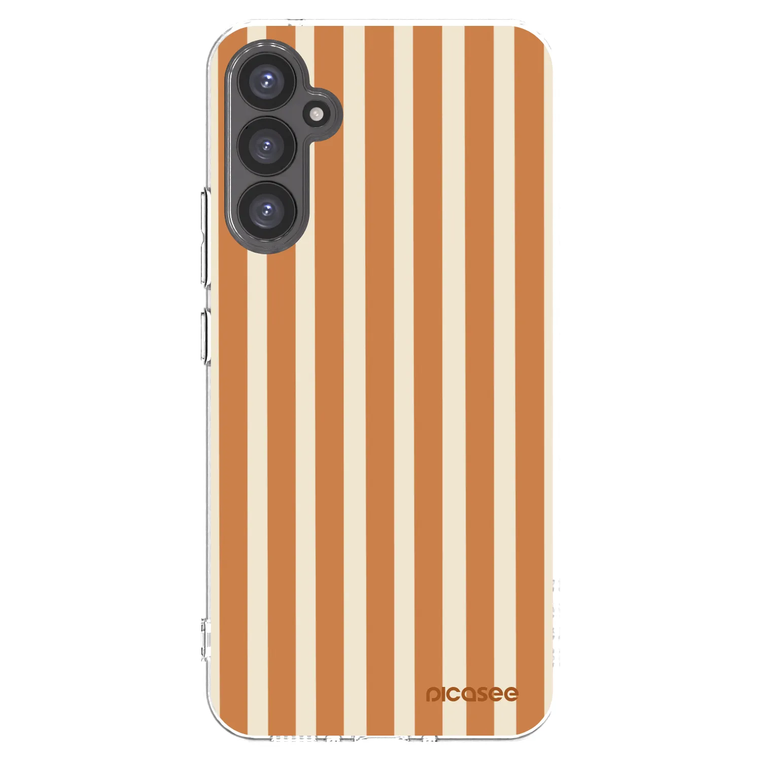 Picasee silikonski prozorni ovitek za Samsung Galaxy A34 5G A346B - Orange lines