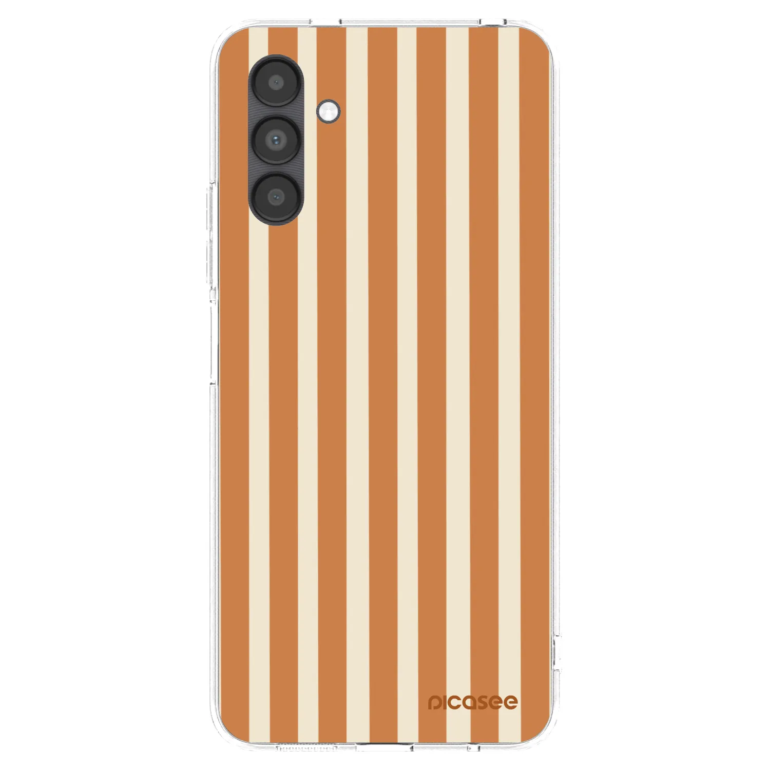 Picasee silikonski prozorni ovitek za Samsung Galaxy A04s A047F - Orange lines