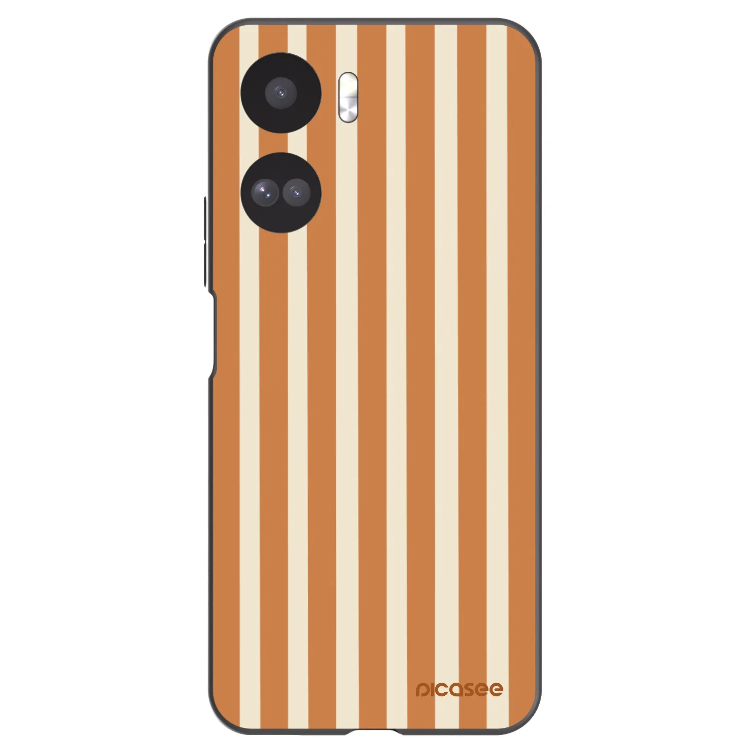 Picasee silikonski črni ovitek za Honor 90 Lite 5G - Orange lines