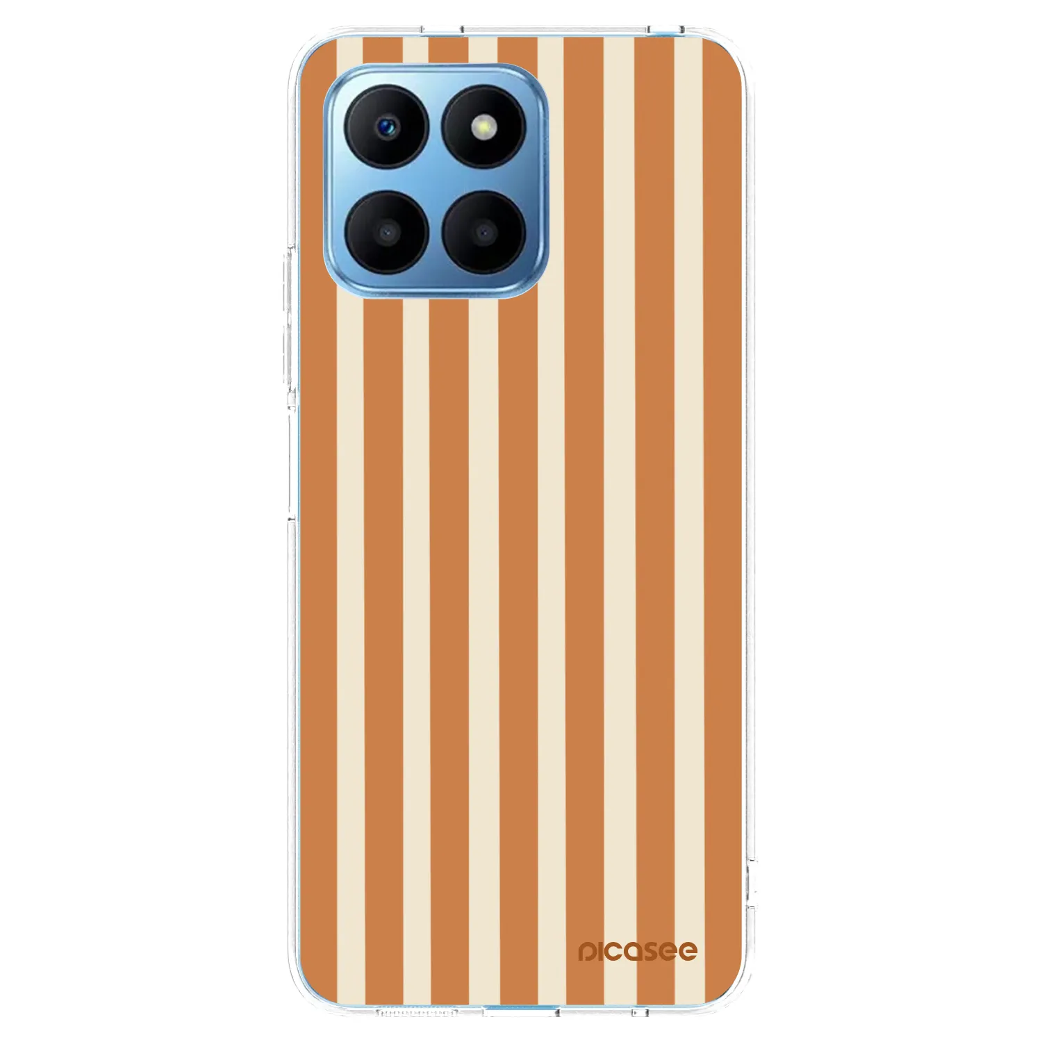 Picasee silikonski prozorni ovitek za Honor 70 Lite - Orange lines