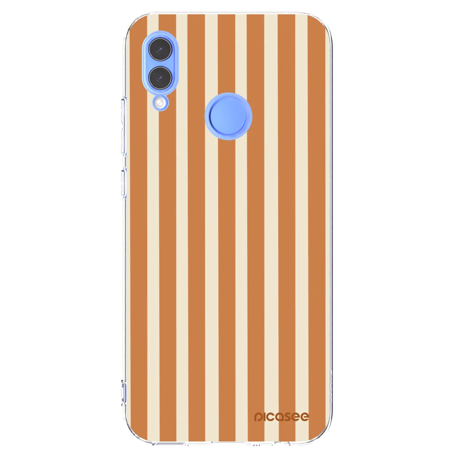 Picasee silikonski prozorni ovitek za Honor 10 Lite - Orange lines