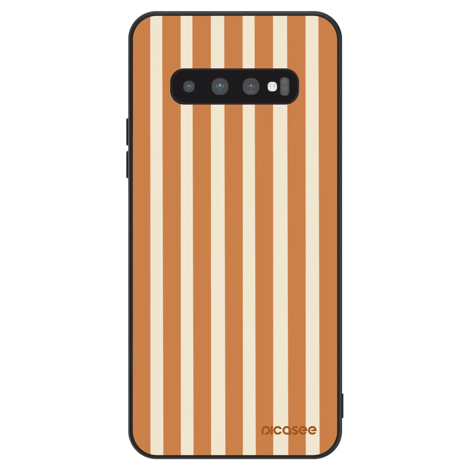 Picasee ULTIMATE CASE za Samsung Galaxy S10 Plus G975 - Orange lines