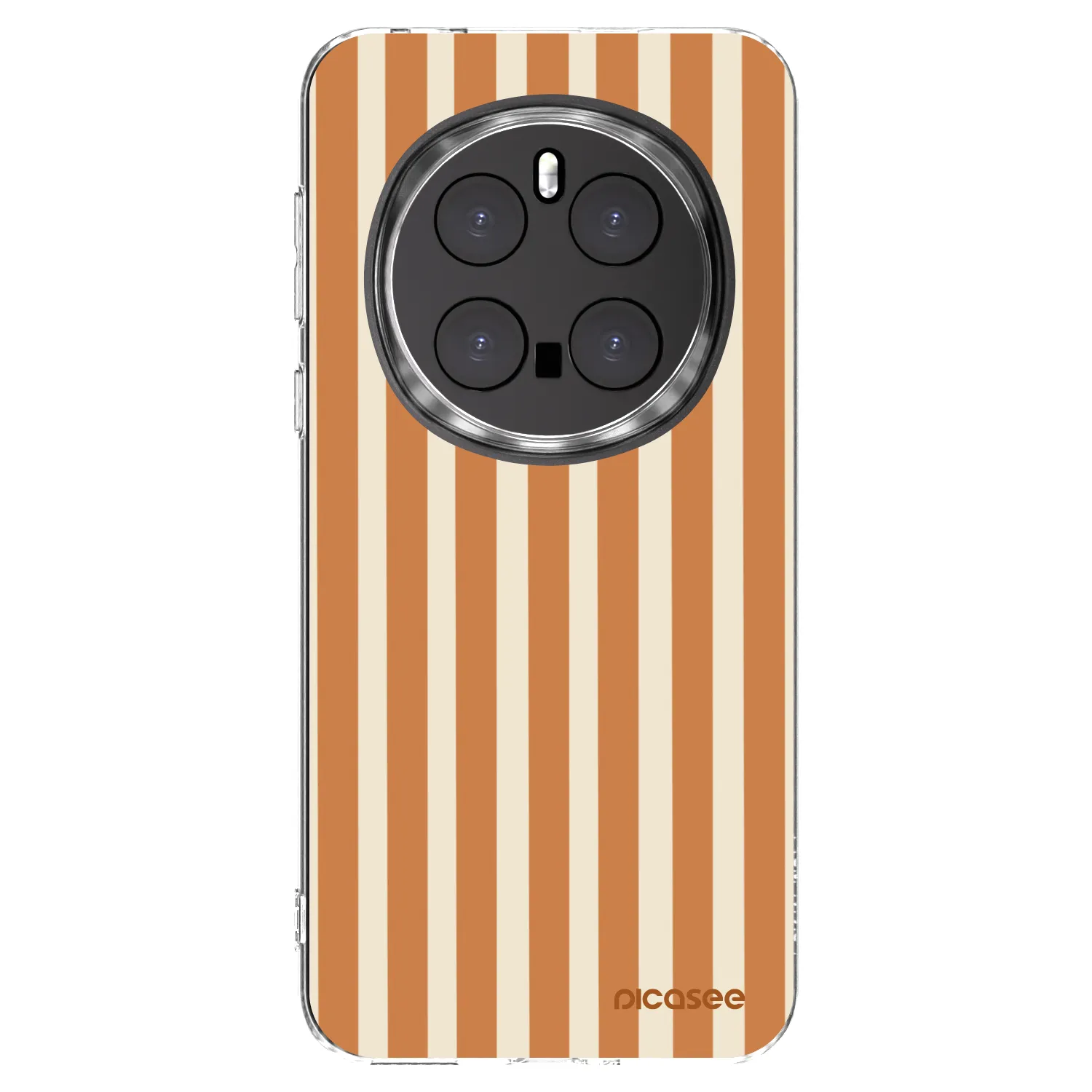 Picasee silikonski prozorni ovitek za Honor Magic7 Pro 5G - Orange lines