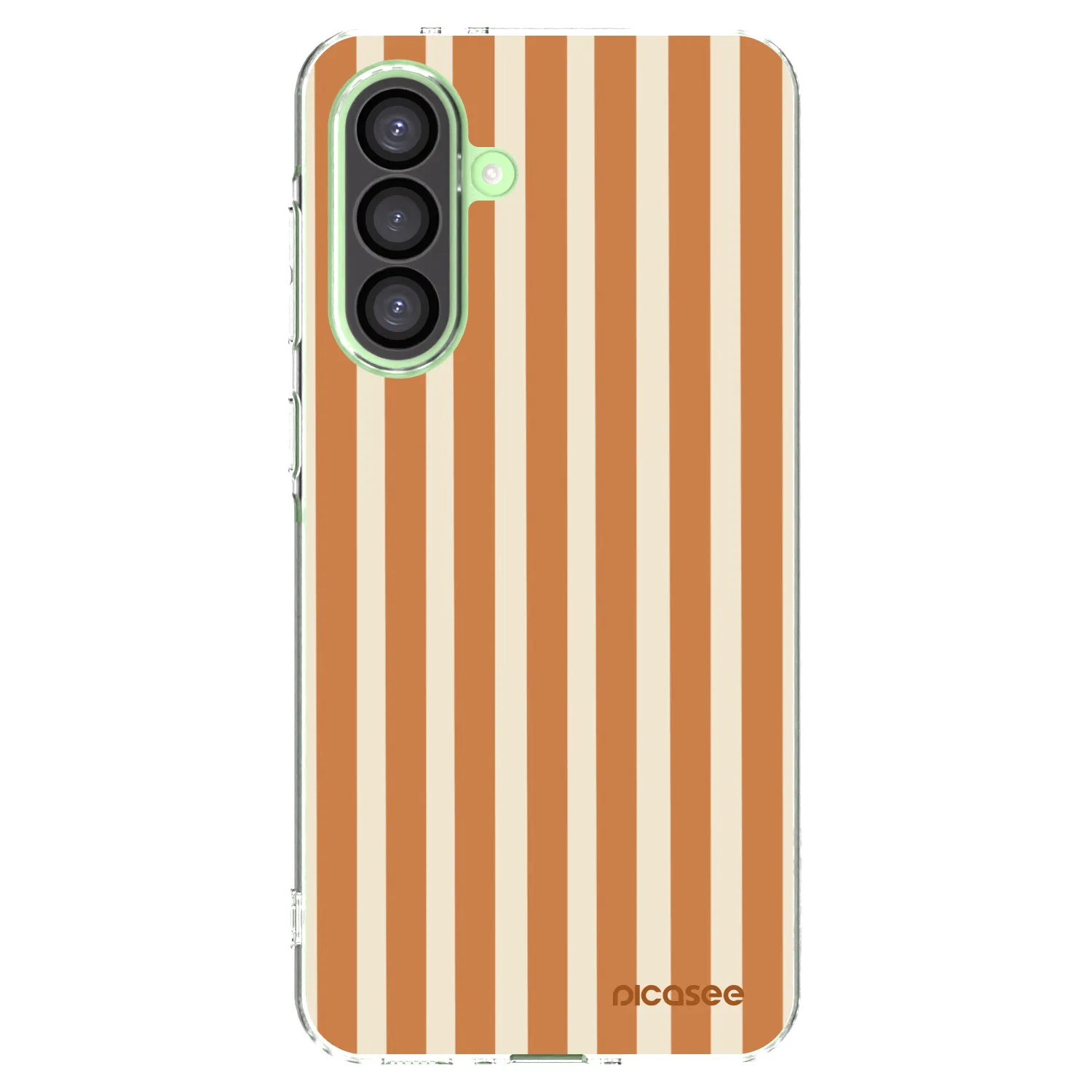 Picasee silikonski prozorni ovitek za Samsung Galaxy A26 5G A266B - Orange lines