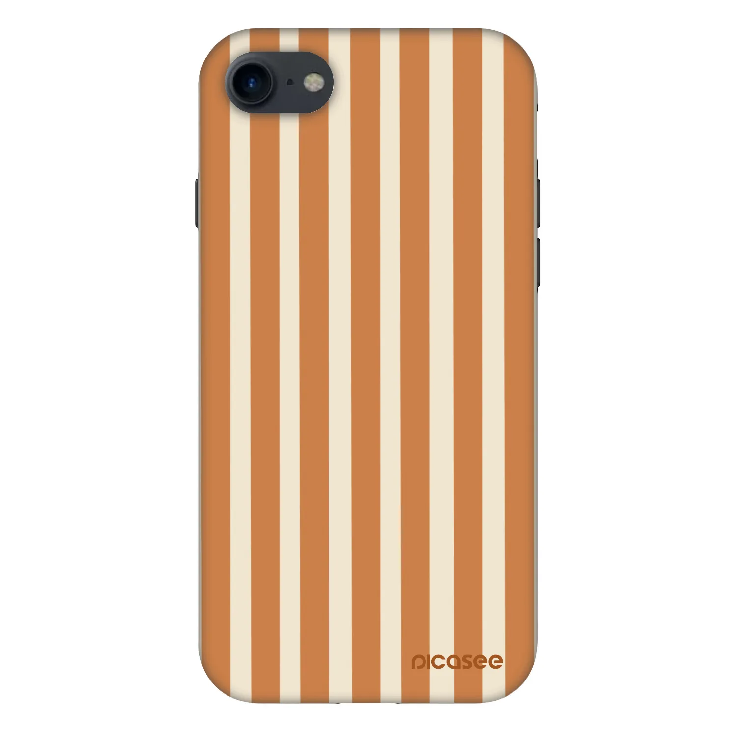 Picasee Fashion Case za Apple iPhone SE 2022 - Orange lines