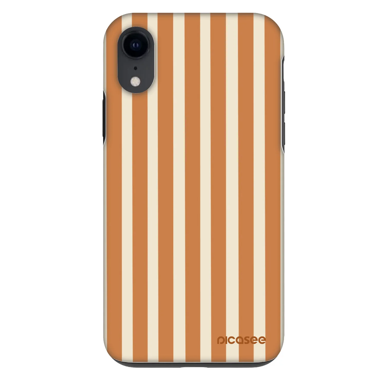 Picasee Fashion Case za Apple iPhone XR - Orange lines