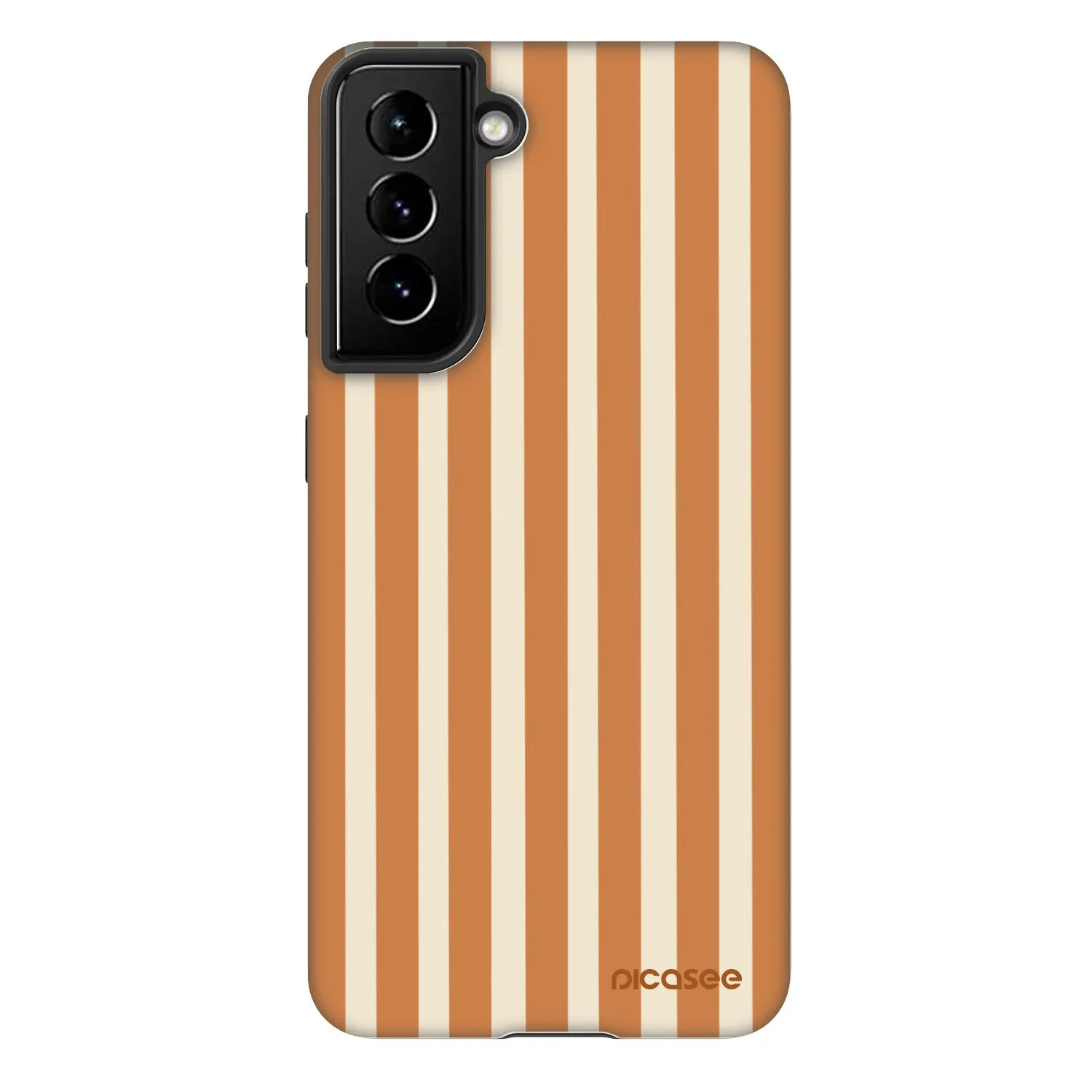 Picasee Fashion Case za Samsung Galaxy S21 FE 5G - Orange lines