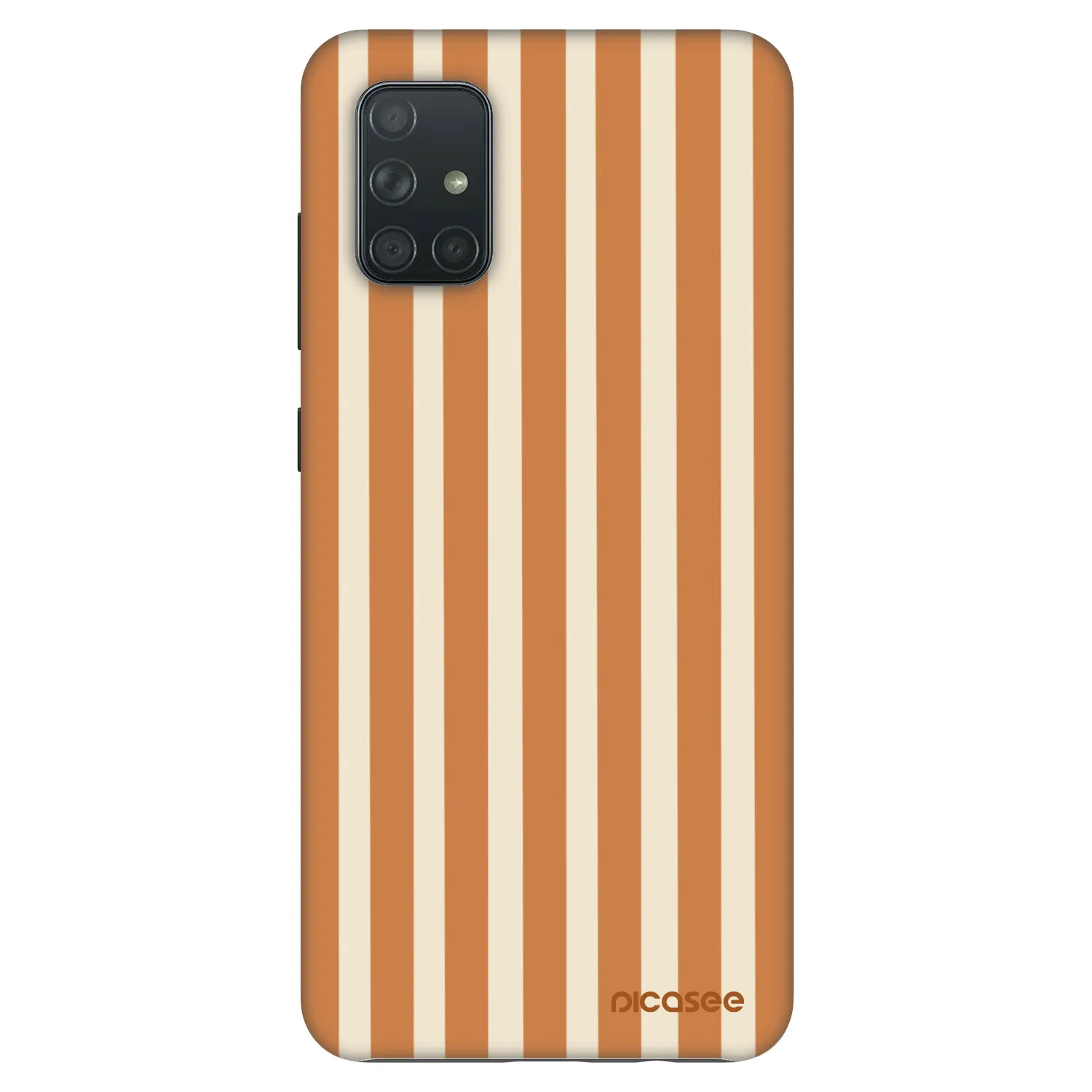 Picasee Fashion Case za Samsung Galaxy A71 A715F - Orange lines