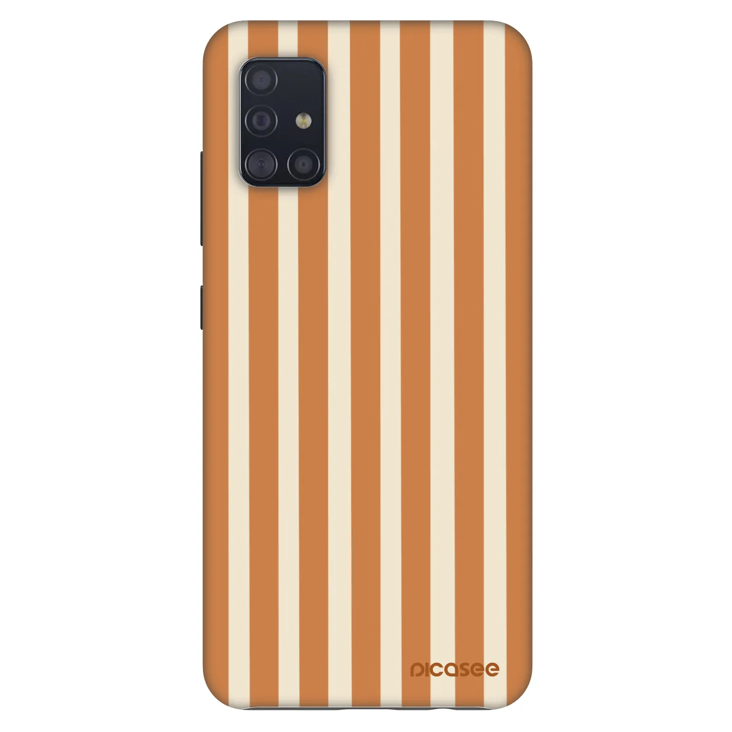 Picasee Fashion Case za Samsung Galaxy A51 A515F - Orange lines